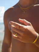 RED COMO RING | 18K Gold