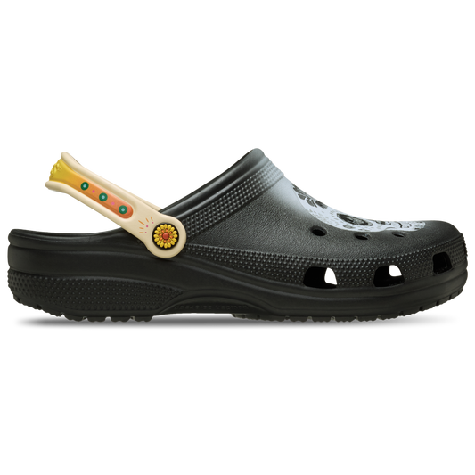 Crocs Day of the Dead Classic Clogs - Men's - Black/White/Grey