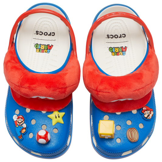 Crocs Mario Classic Clogs - Men's - Blue/Multi/Red