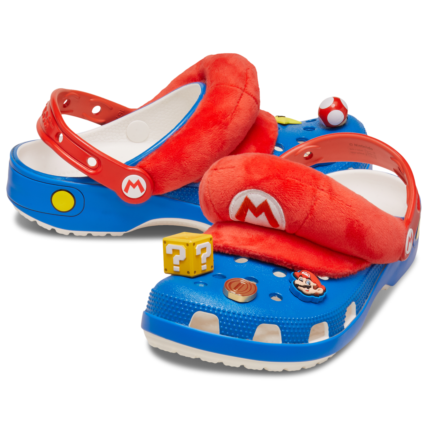 Crocs Mario Classic Clogs - Men's - Blue/Multi/Red