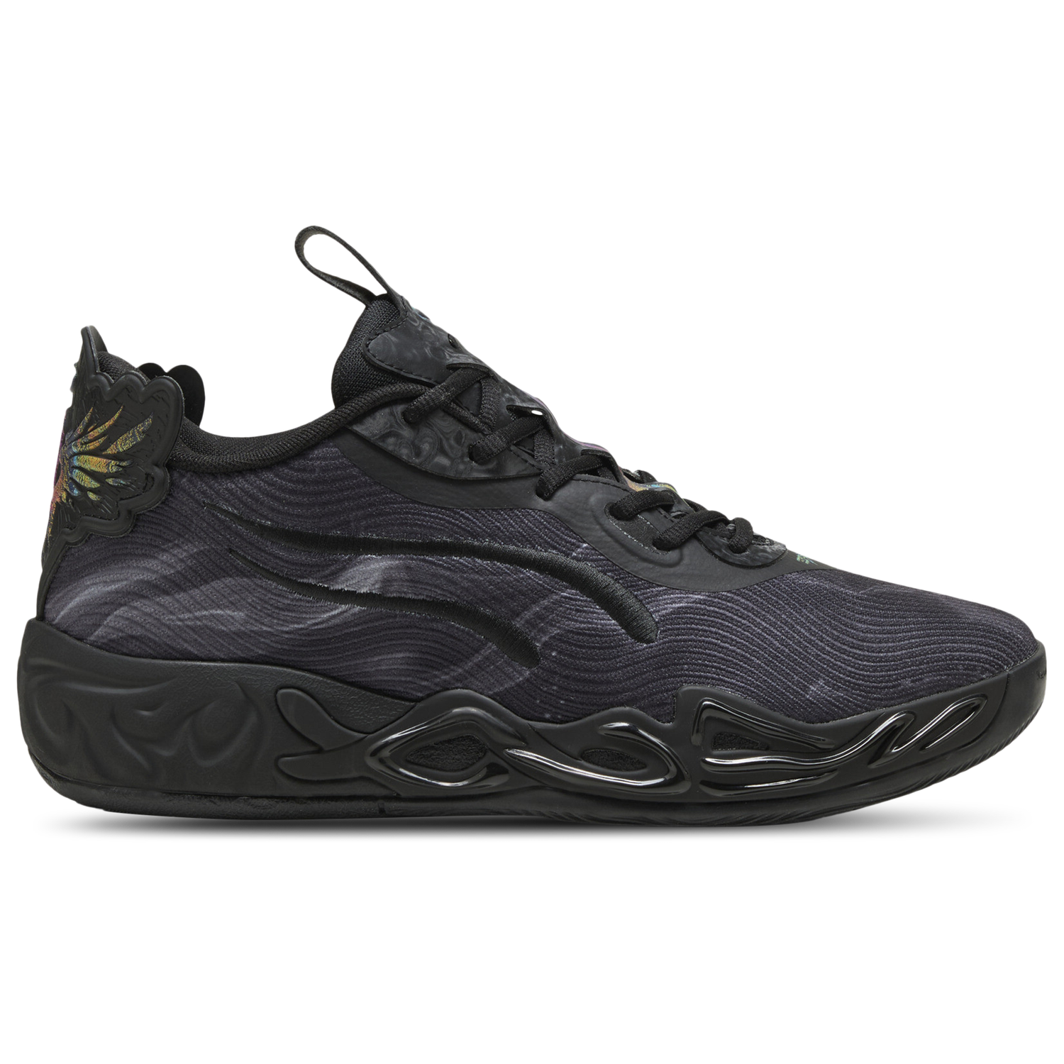 PUMA MB.04 Low - Men's - Black/Dark Amethyst