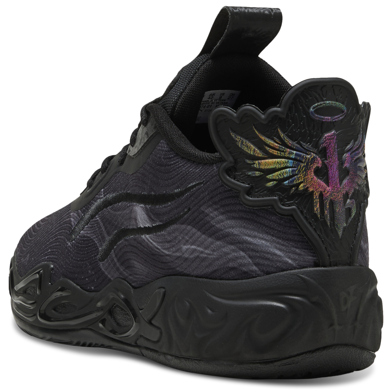 PUMA MB.04 Low - Men's - Black/Dark Amethyst