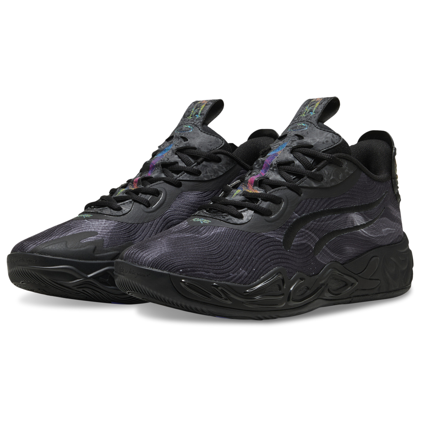 PUMA MB.04 Low - Men's - Black/Dark Amethyst