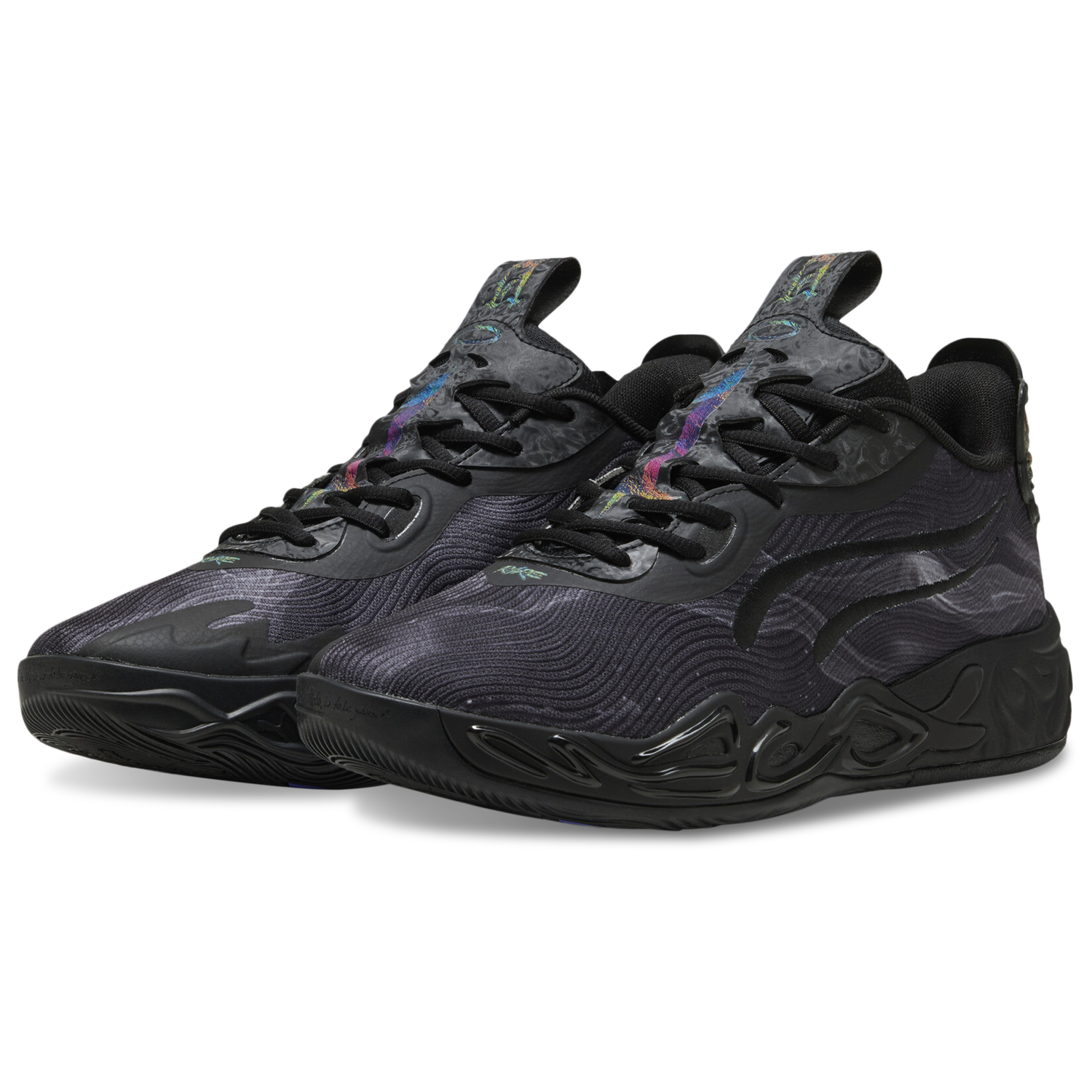 PUMA MB.04 Low - Men's - Black/Dark Amethyst