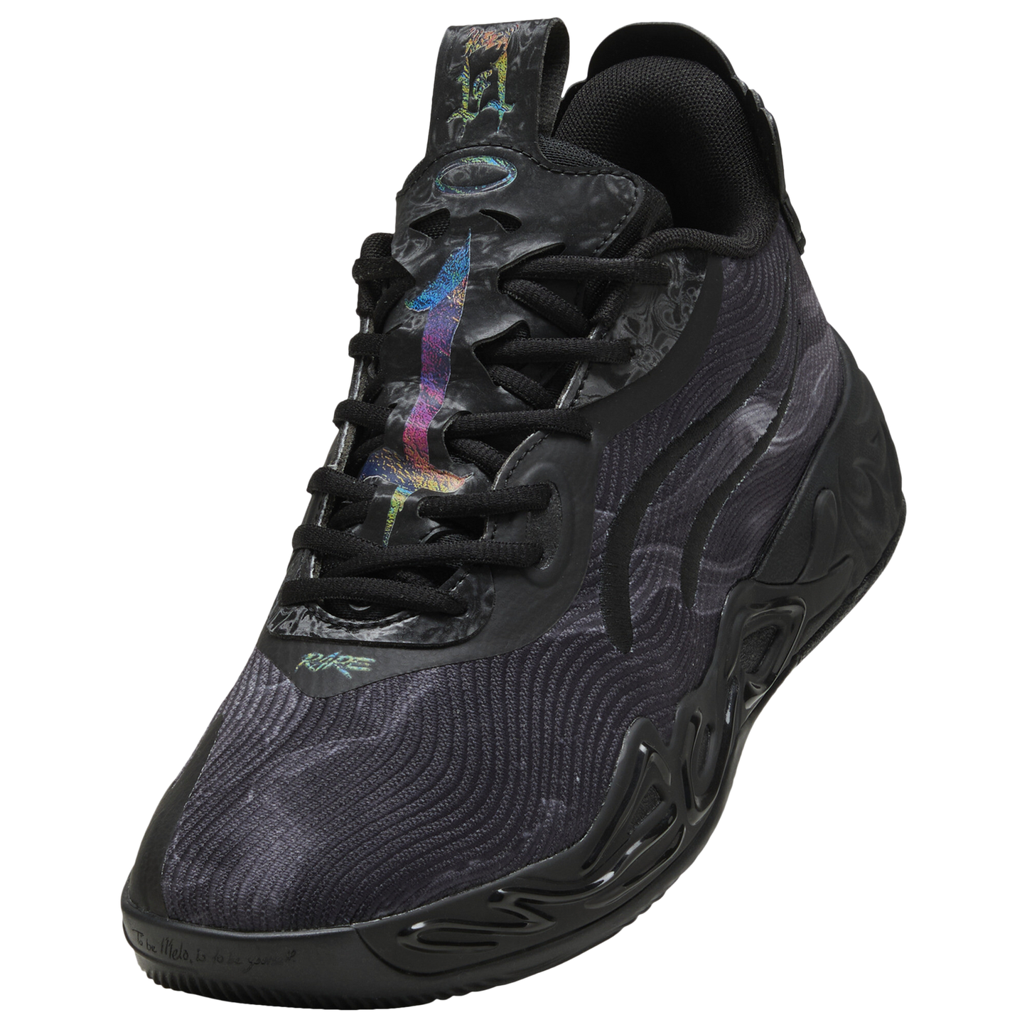 PUMA MB.04 Low - Men's - Black/Dark Amethyst