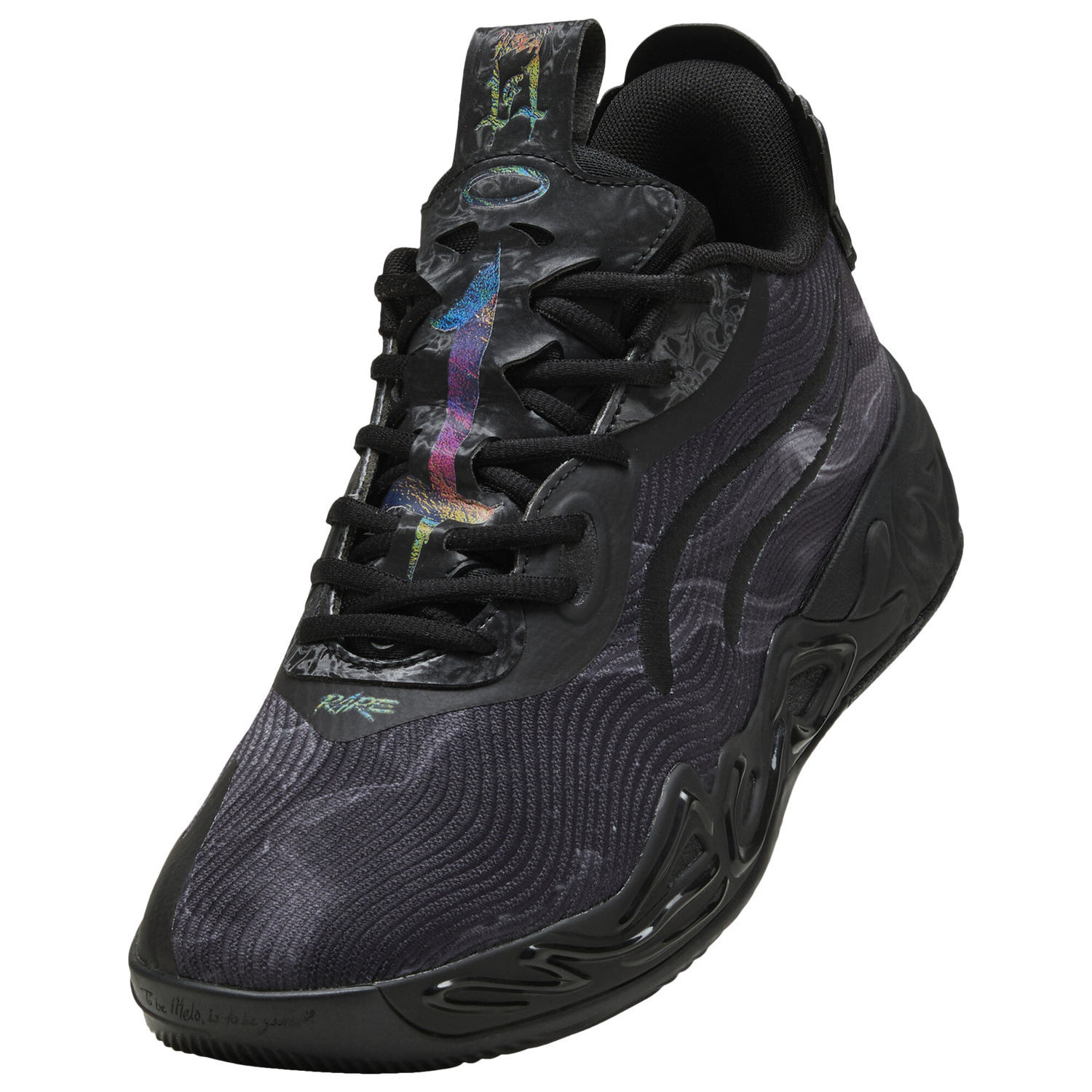 PUMA MB.04 Low - Men's - Black/Dark Amethyst