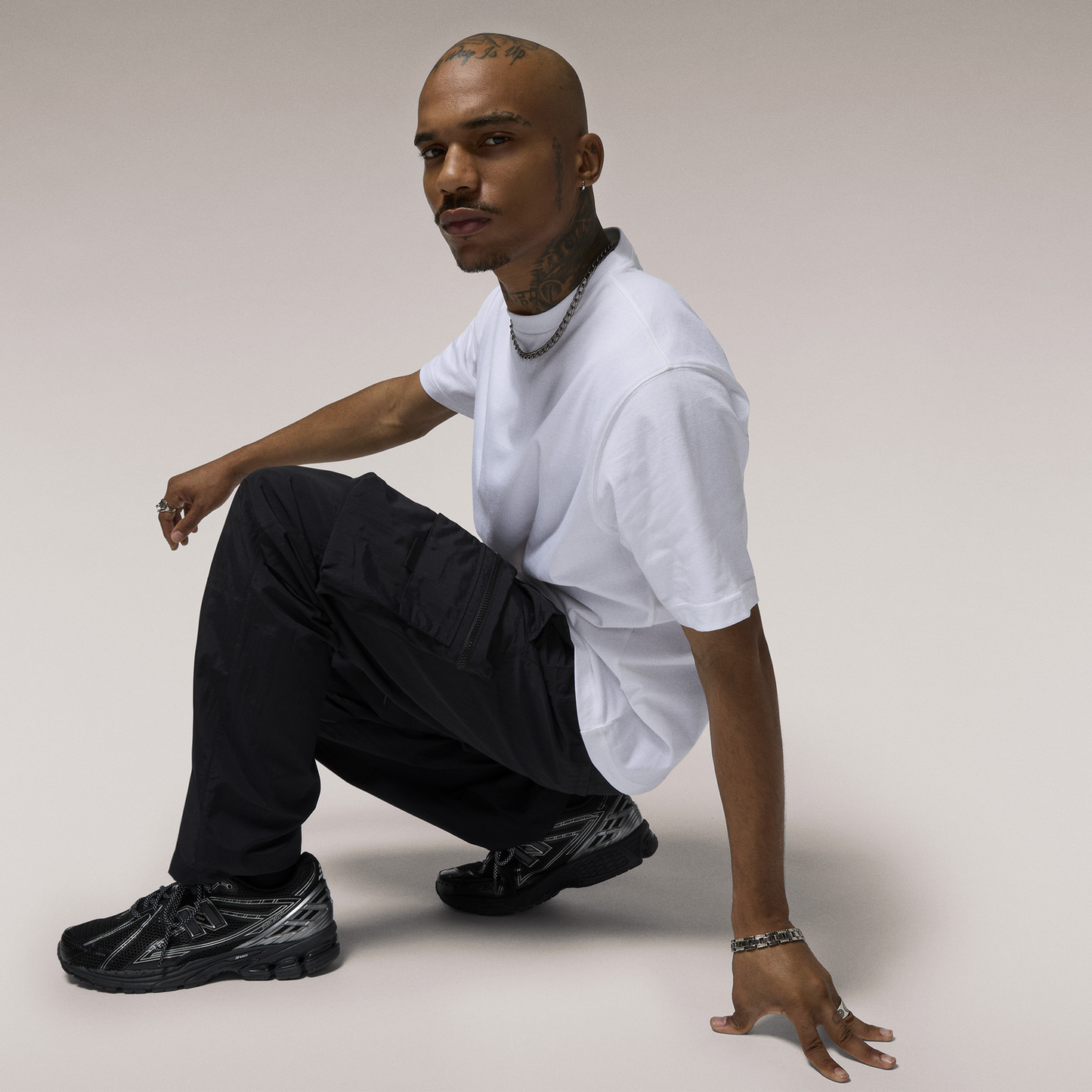 LCKR Basic T-Shirt - Men's - White/White