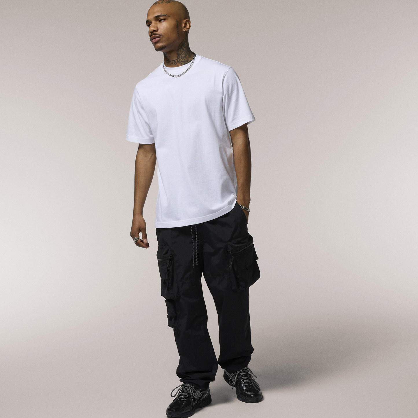 LCKR Basic T-Shirt - Men's - White/White