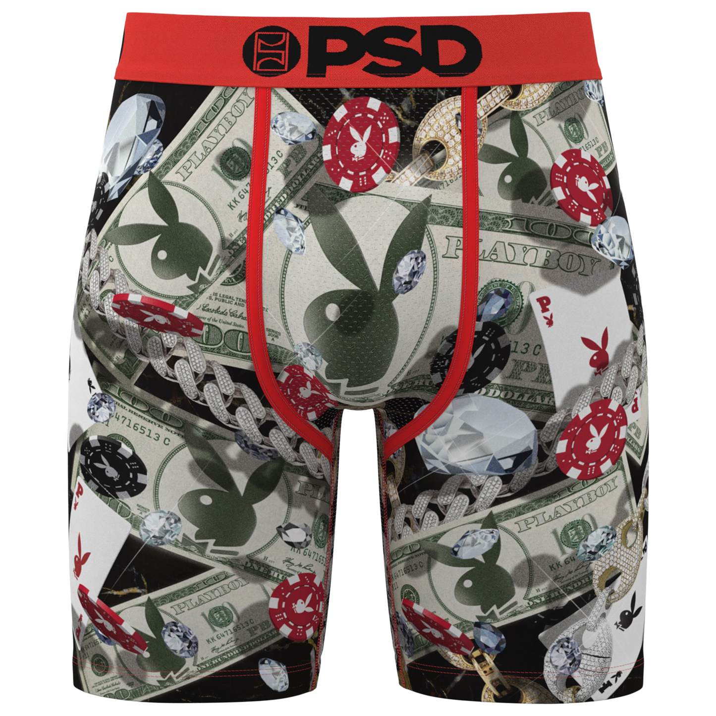 PSD Graphic Briefs - Men's - Red/Black/Green