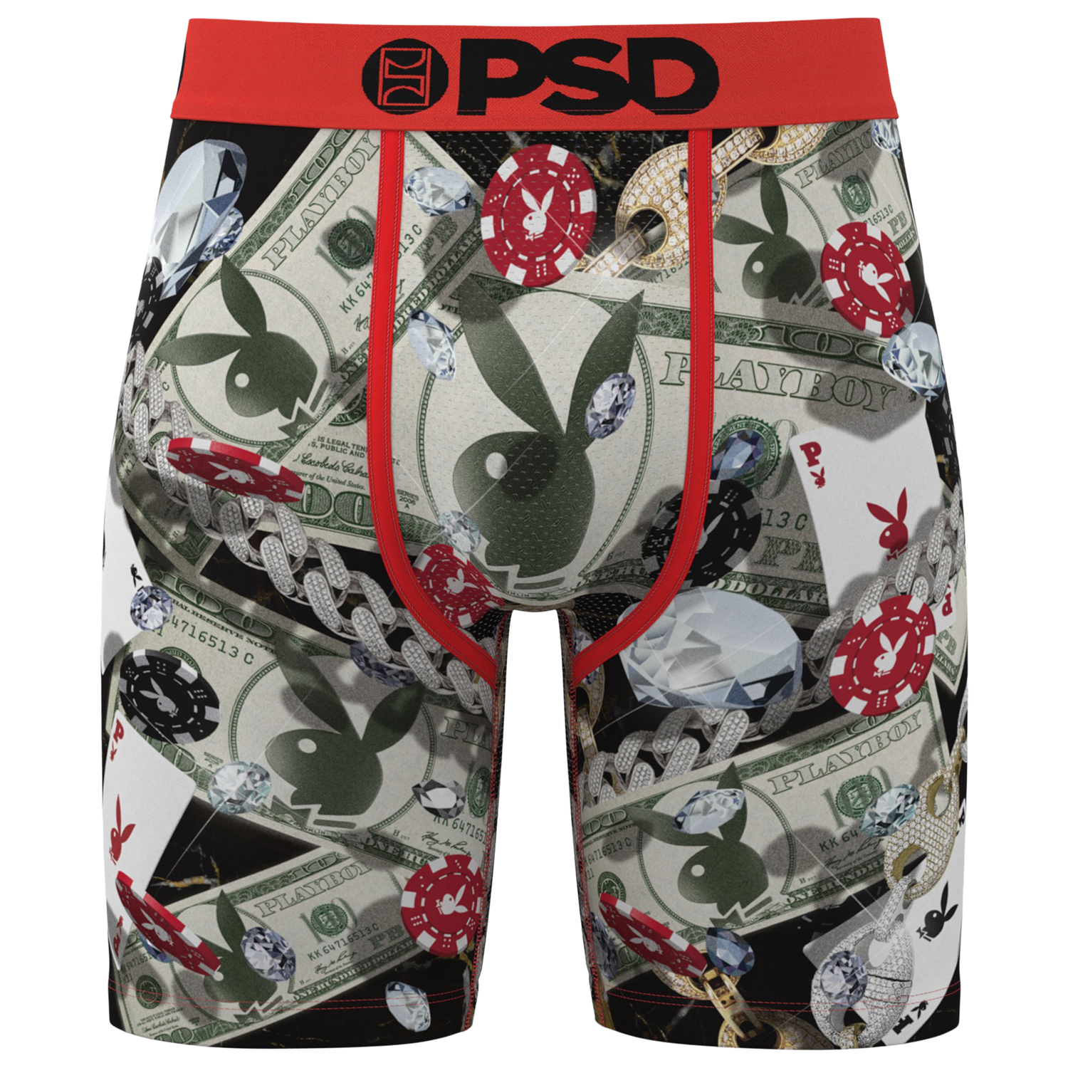 PSD Graphic Briefs - Men's - Red/Black/Green