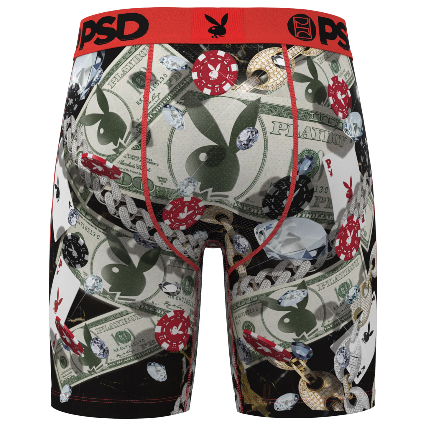 PSD Graphic Briefs - Men's - Red/Black/Green