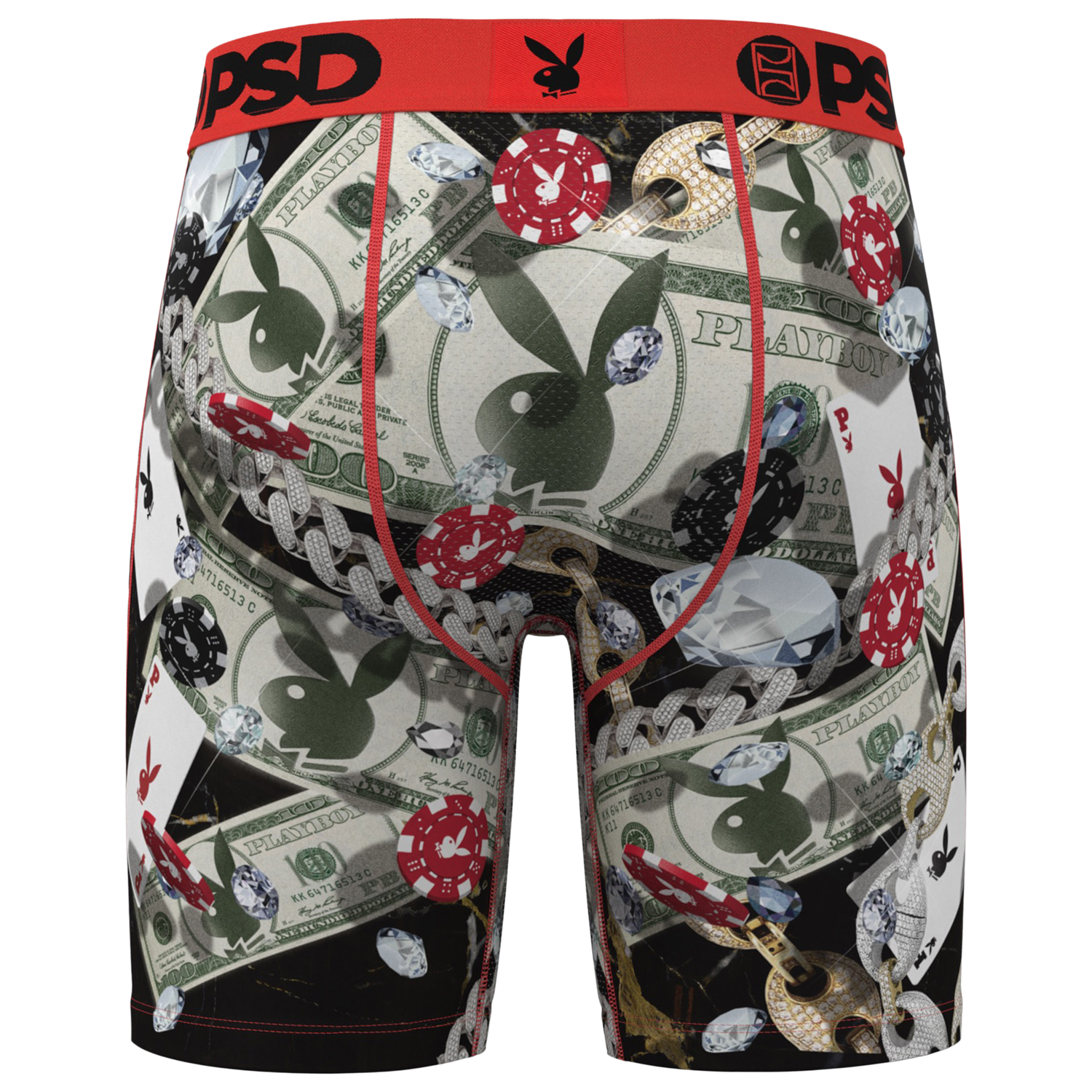 PSD Graphic Briefs - Men's - Red/Black/Green