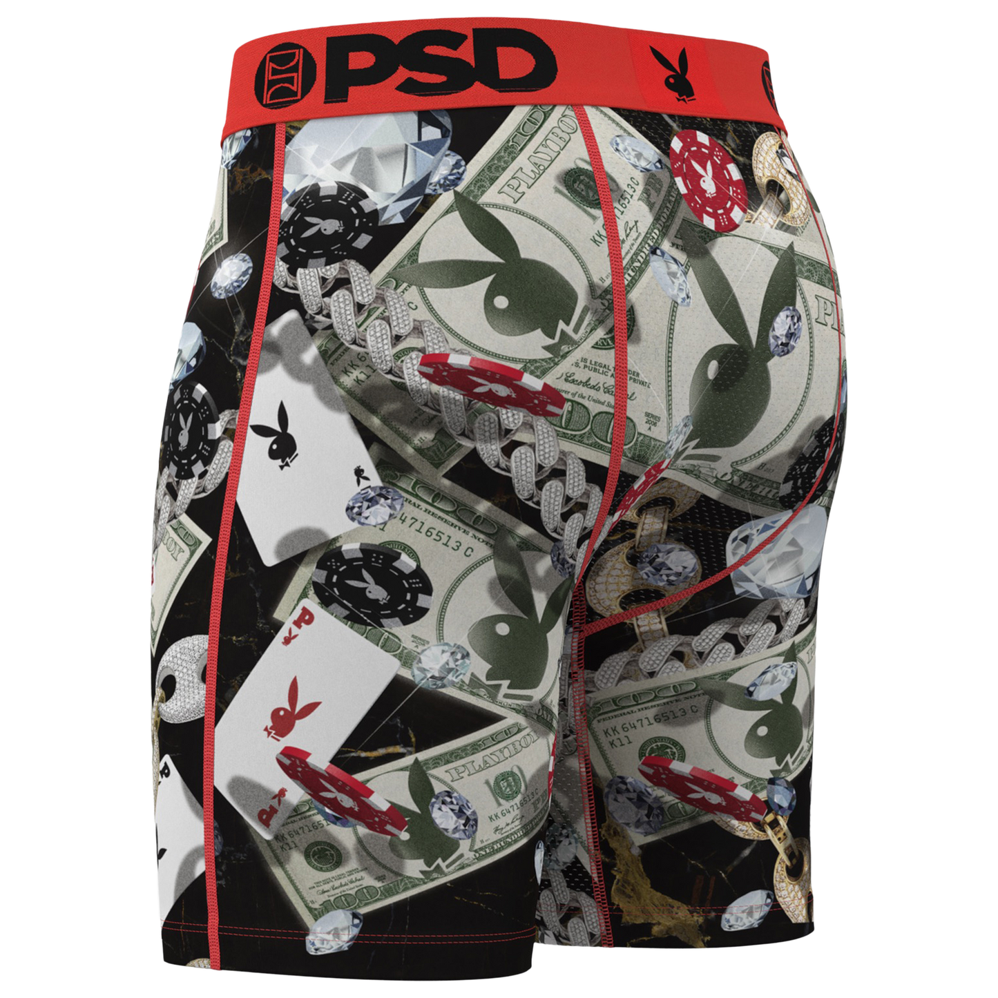 PSD Graphic Briefs - Men's - Red/Black/Green