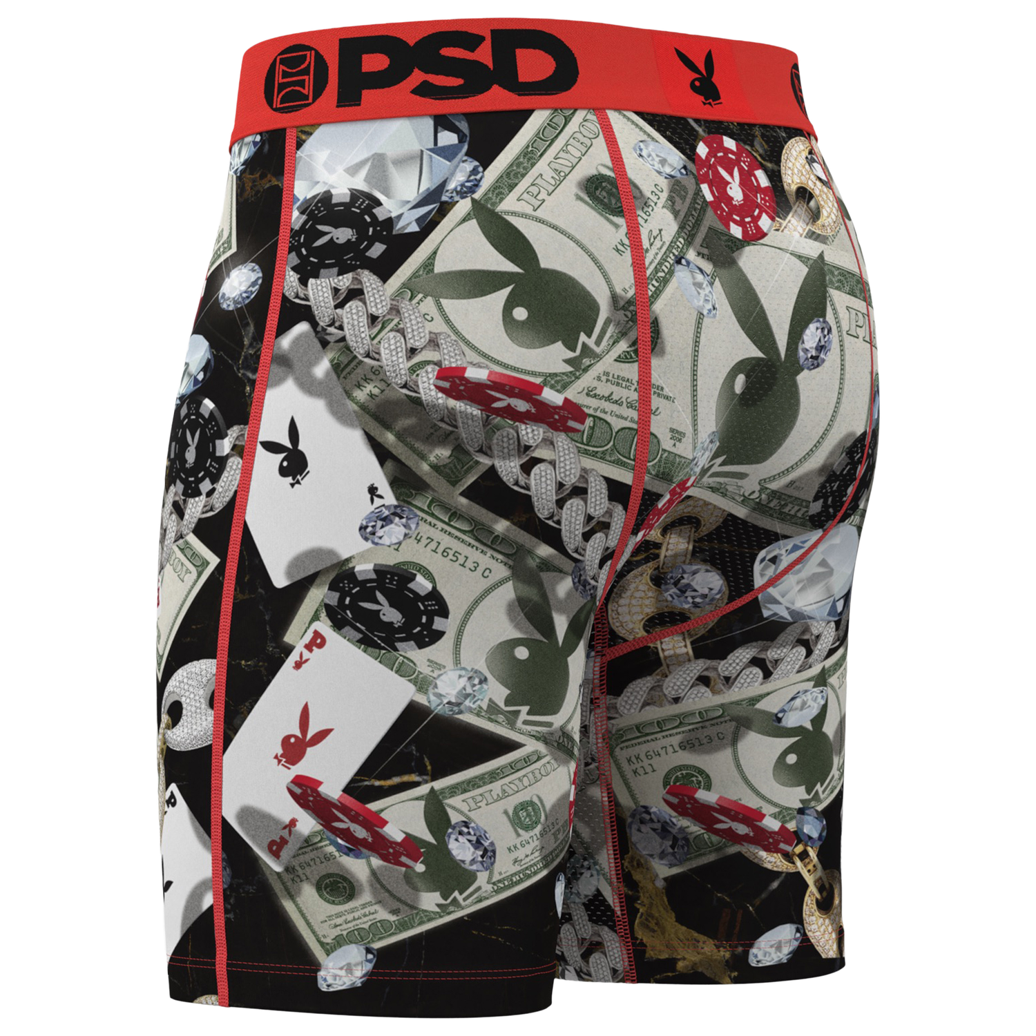 PSD Graphic Briefs - Men's - Red/Black/Green