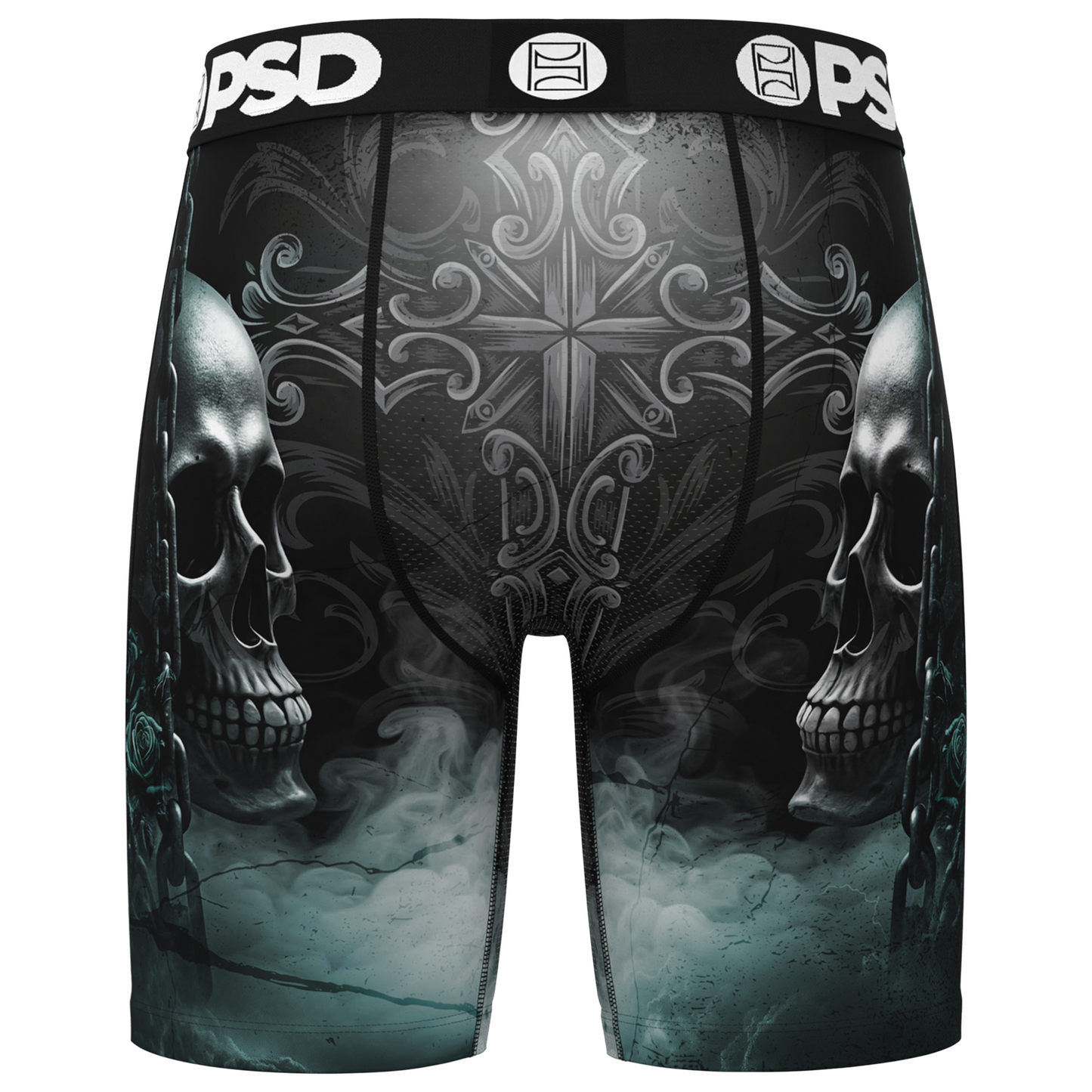 PSD Graphic Briefs - Men's - Teal/Gray/Black