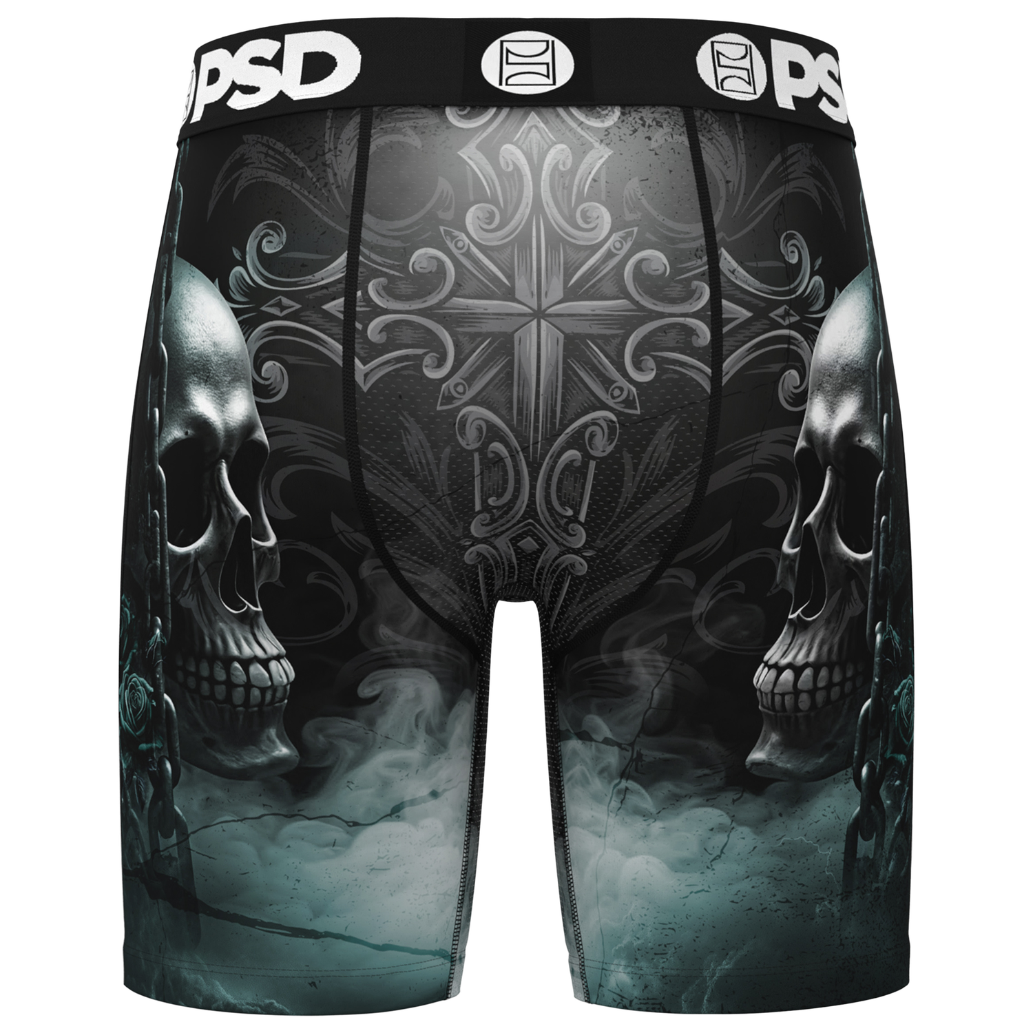 PSD Graphic Briefs - Men's - Teal/Gray/Black
