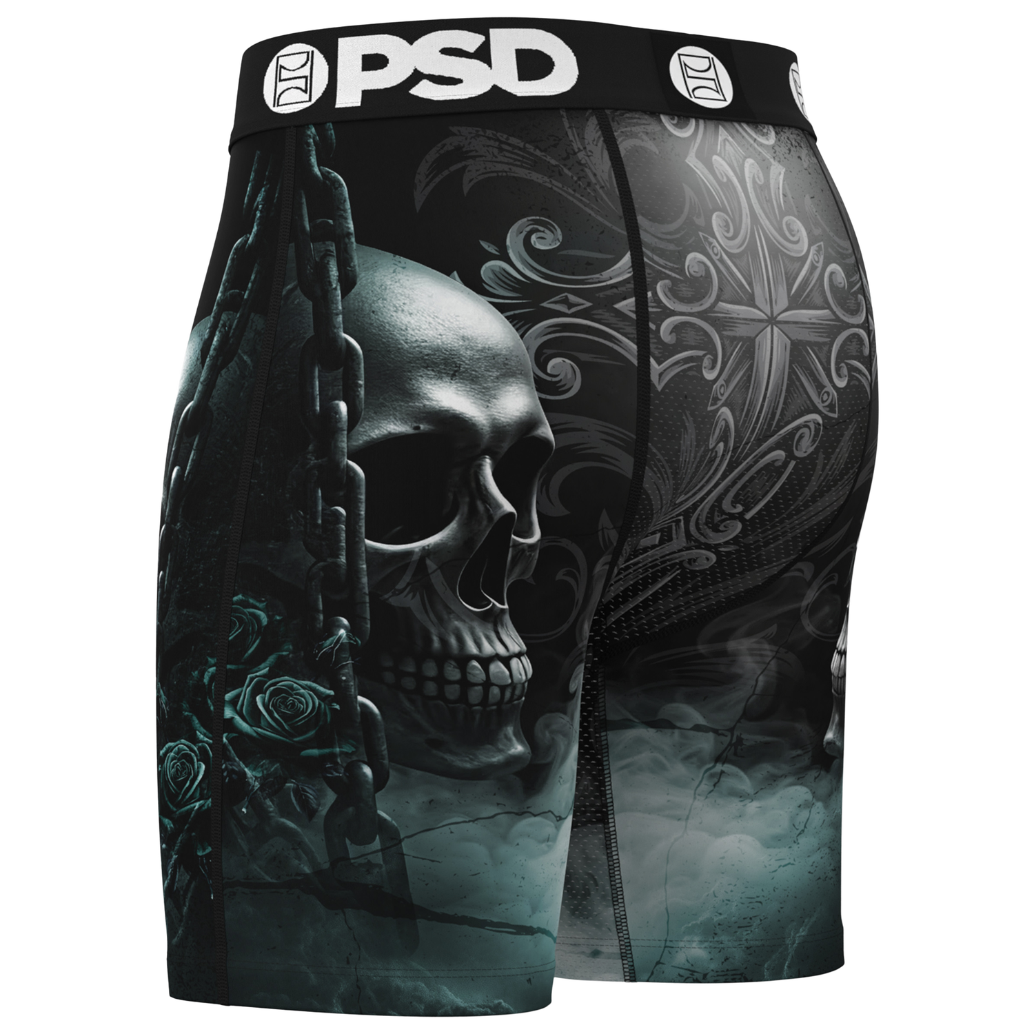 PSD Graphic Briefs - Men's - Teal/Gray/Black