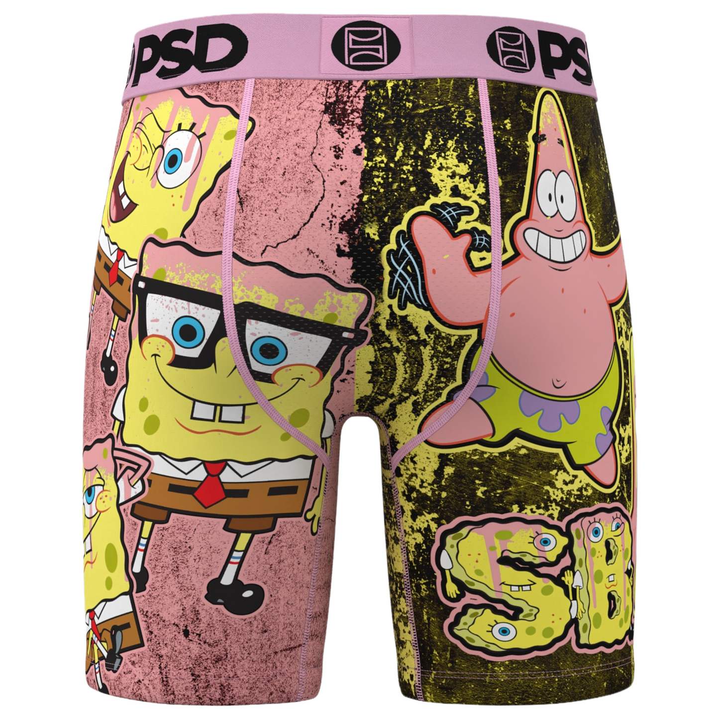 PSD Graphic Briefs - Men's - Yellow/Pink/Black