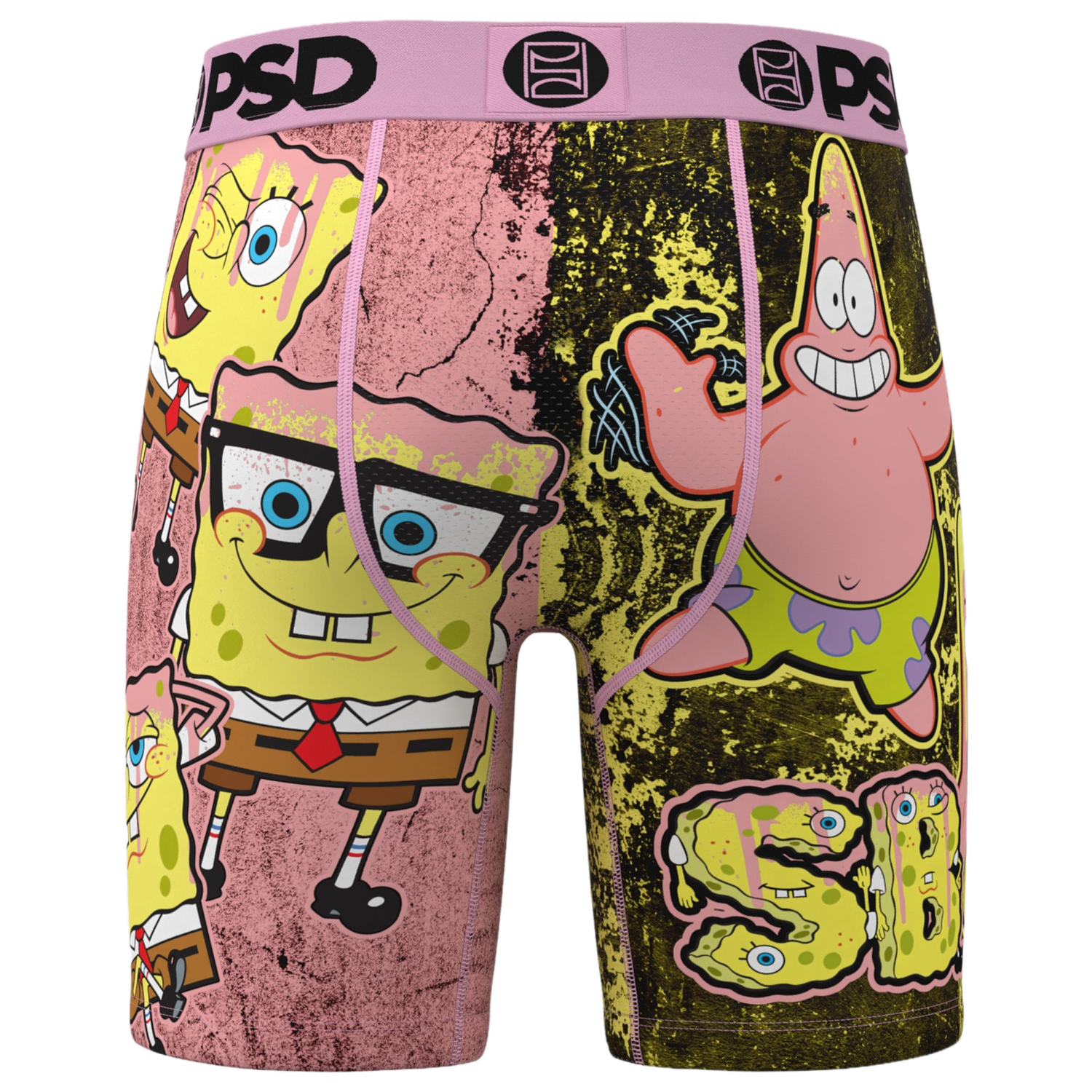 PSD Graphic Briefs - Men's - Yellow/Pink/Black