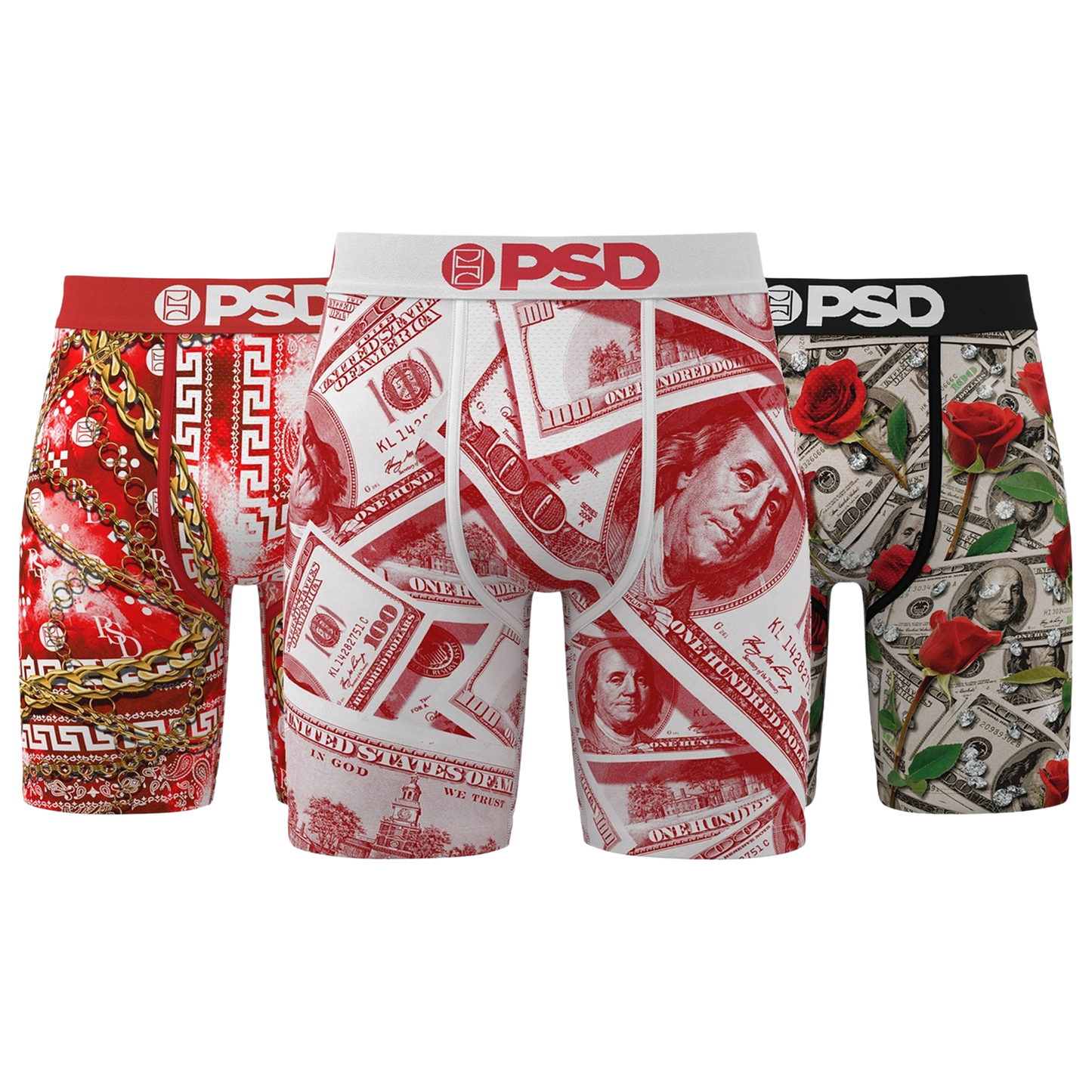 PSD Graphic Briefs 3 Pack - Men's - Multi/Multi/Multi (12618126)
