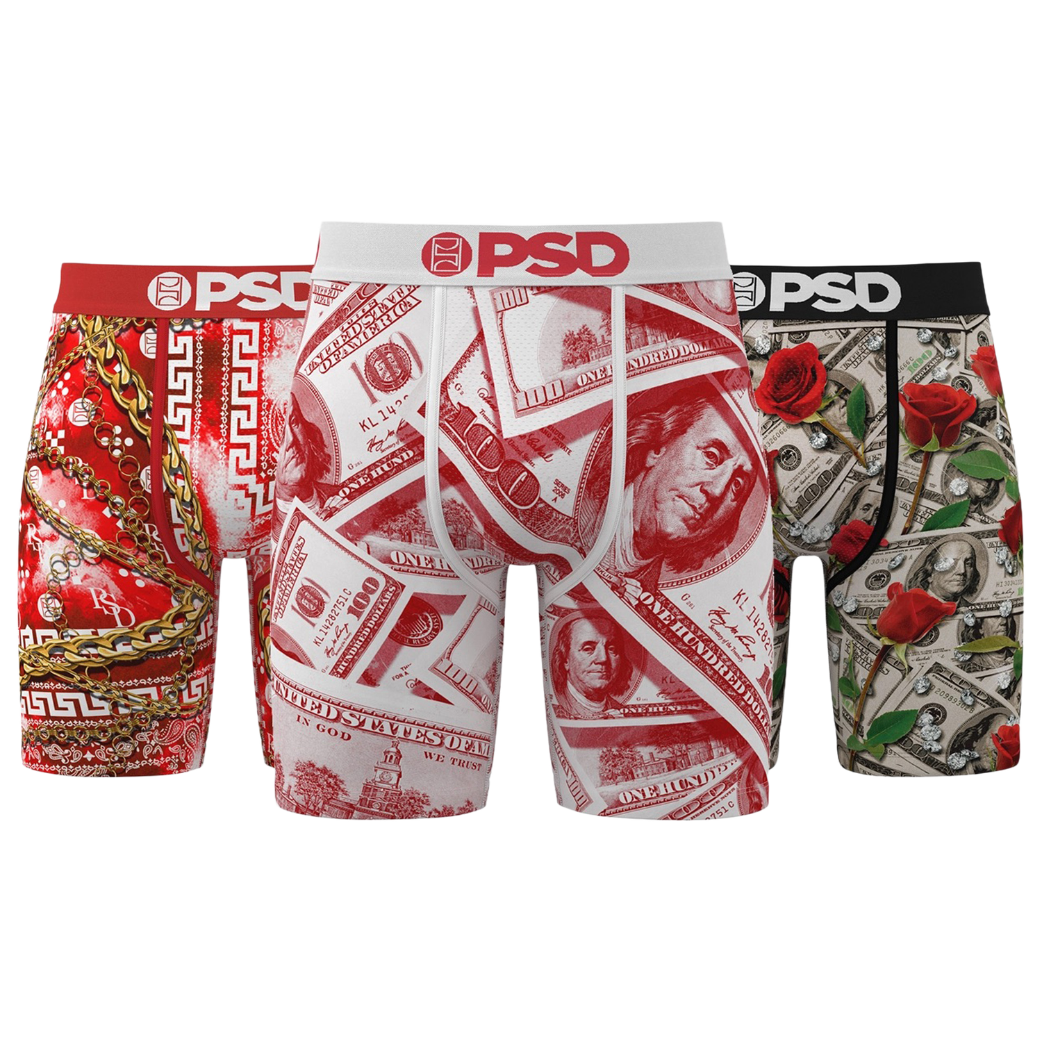 PSD Graphic Briefs 3 Pack - Men's - Multi/Multi/Multi (12618126)