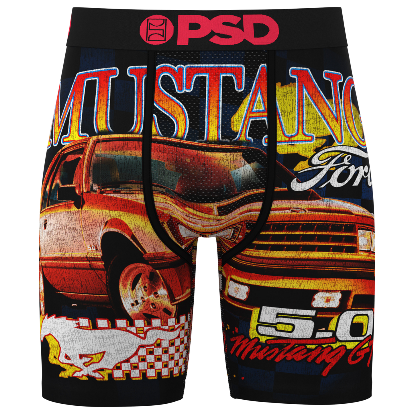 PSD Graphic Briefs - Men's - Black/Red/Orange