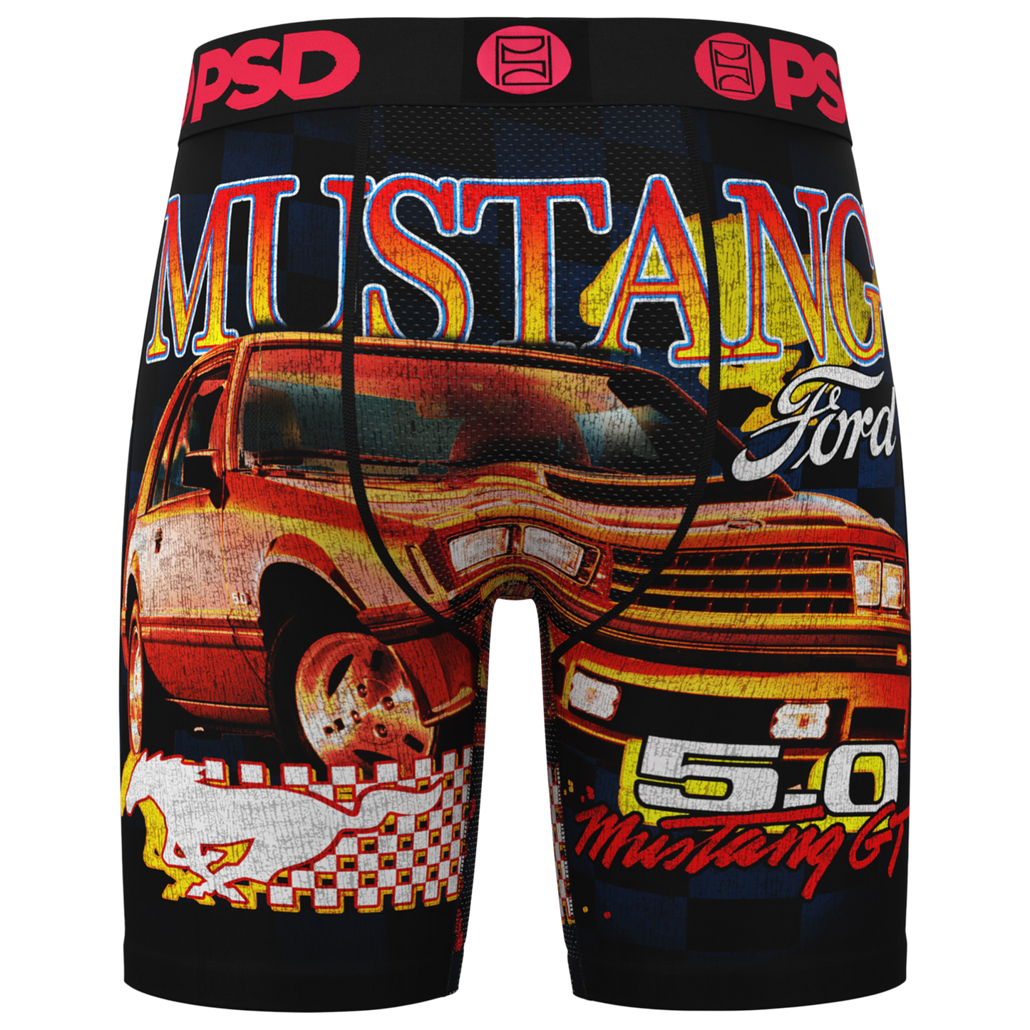 PSD Graphic Briefs - Men's - Black/Red/Orange