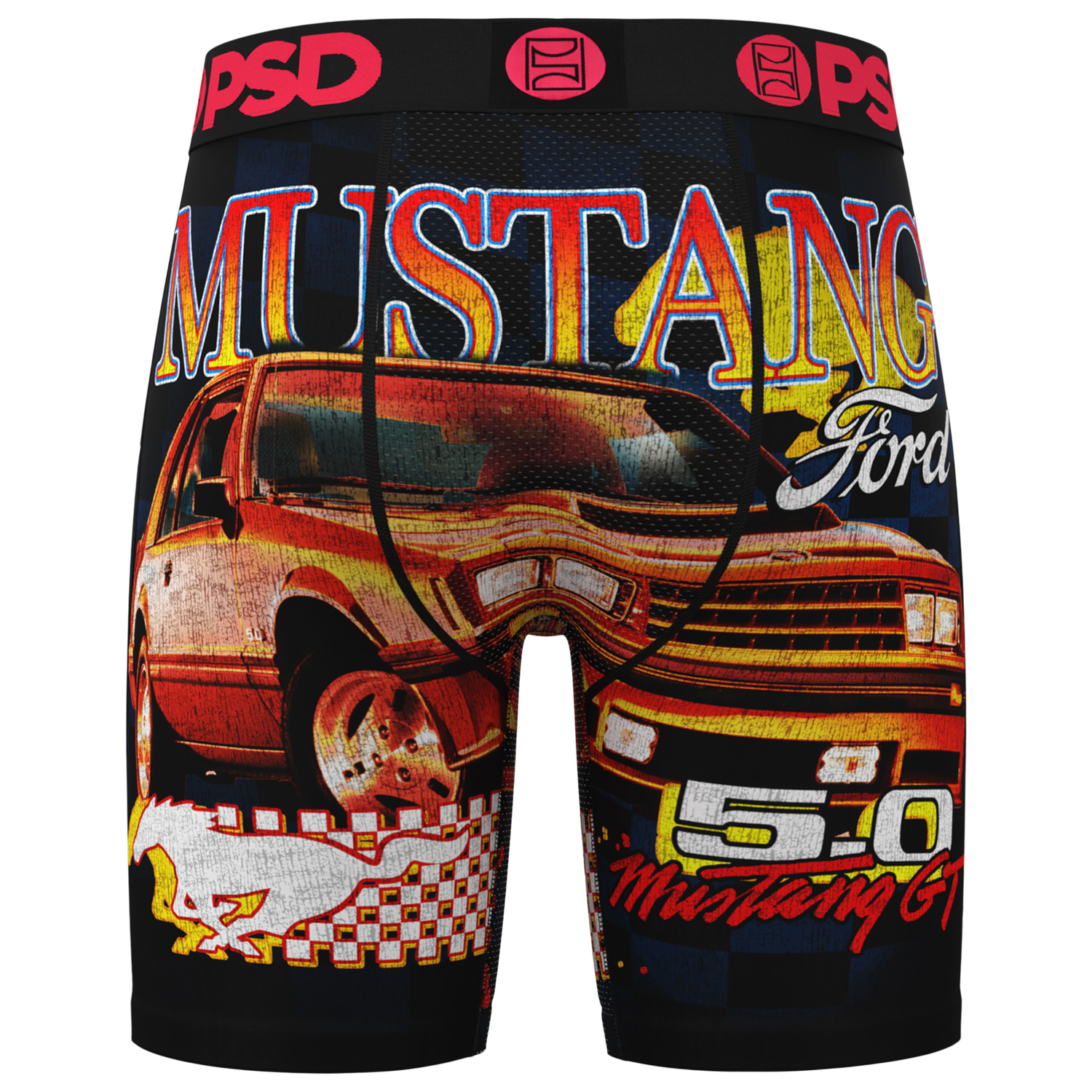 PSD Graphic Briefs - Men's - Black/Red/Orange