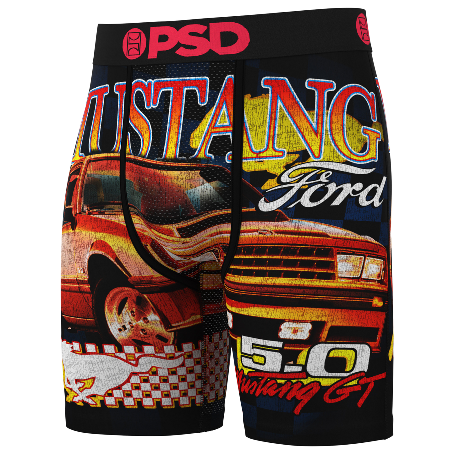 PSD Graphic Briefs - Men's - Black/Red/Orange