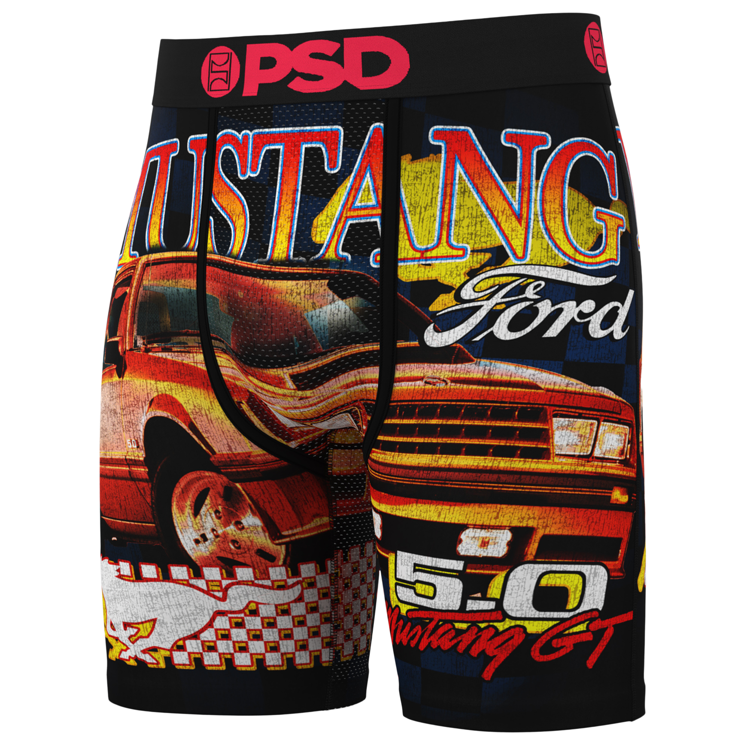 PSD Graphic Briefs - Men's - Black/Red/Orange