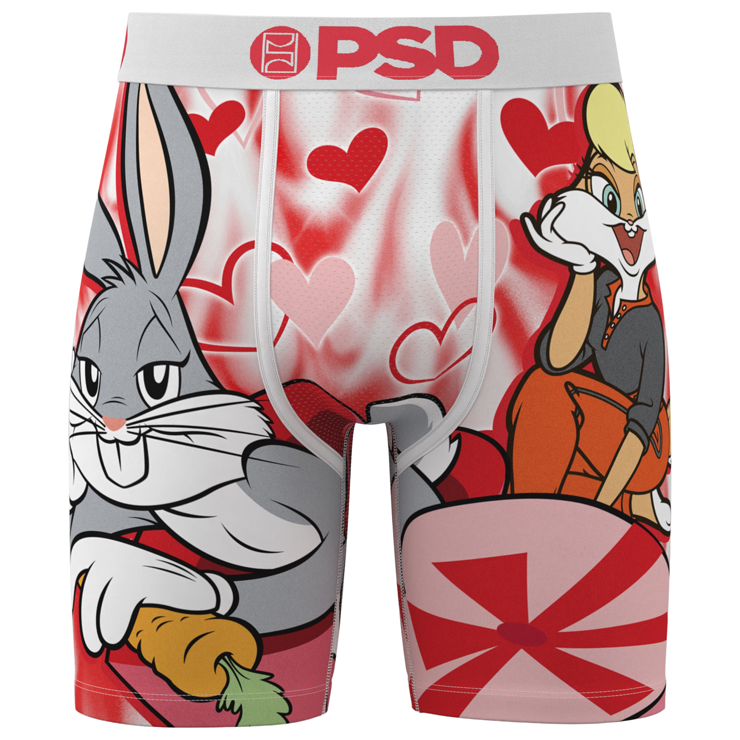 PSD Graphic Briefs - Men's - Red/White