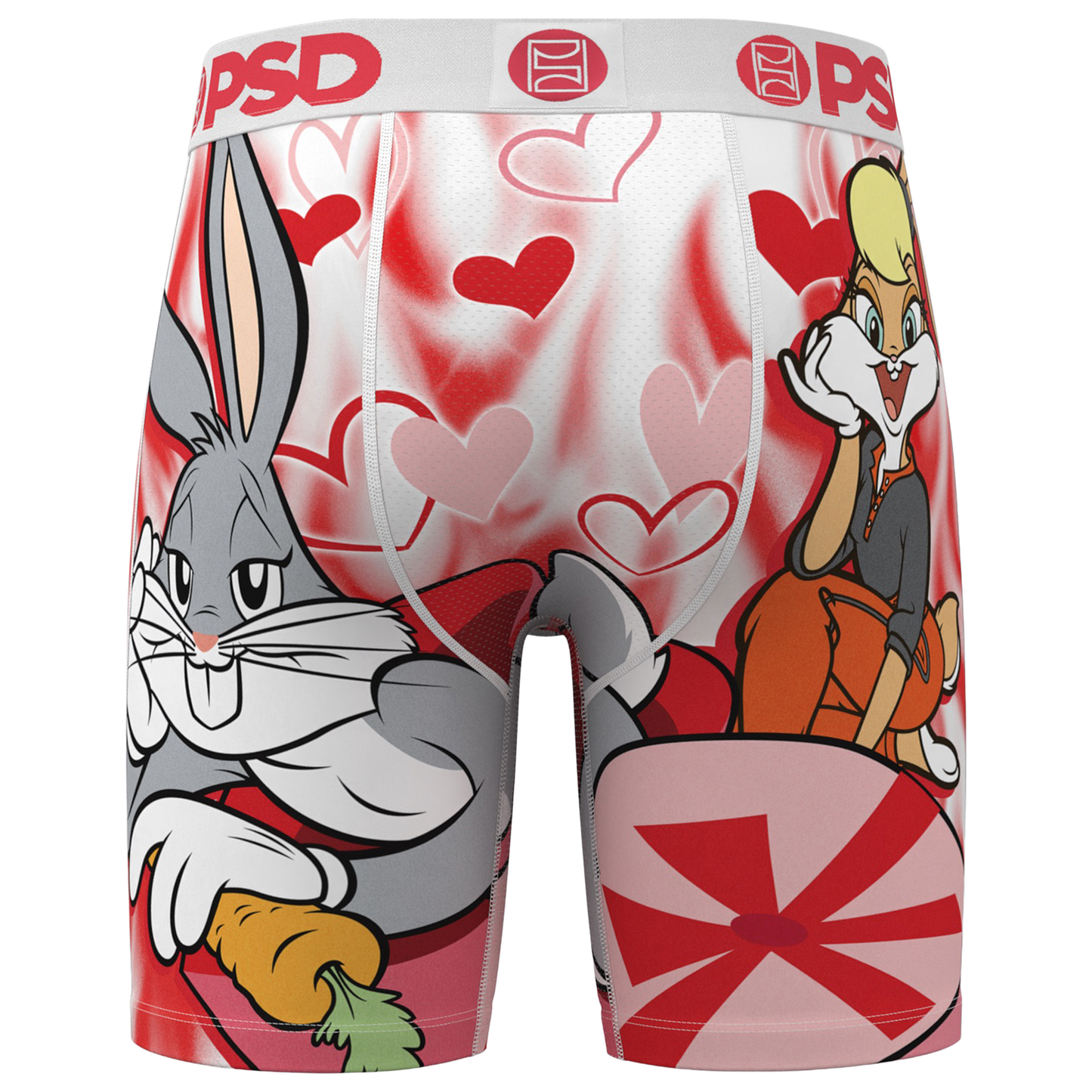 PSD Graphic Briefs - Men's - Red/White