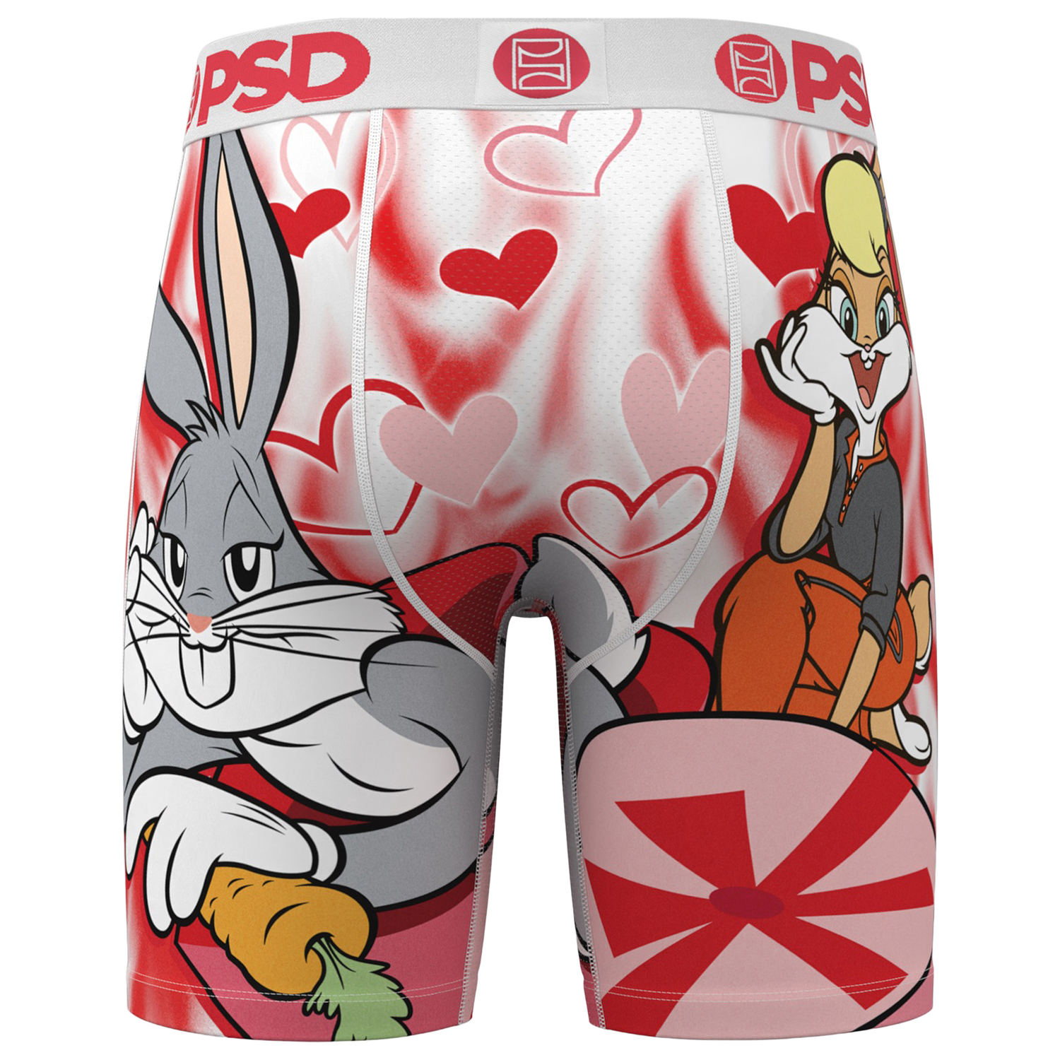 PSD Graphic Briefs - Men's - Red/White