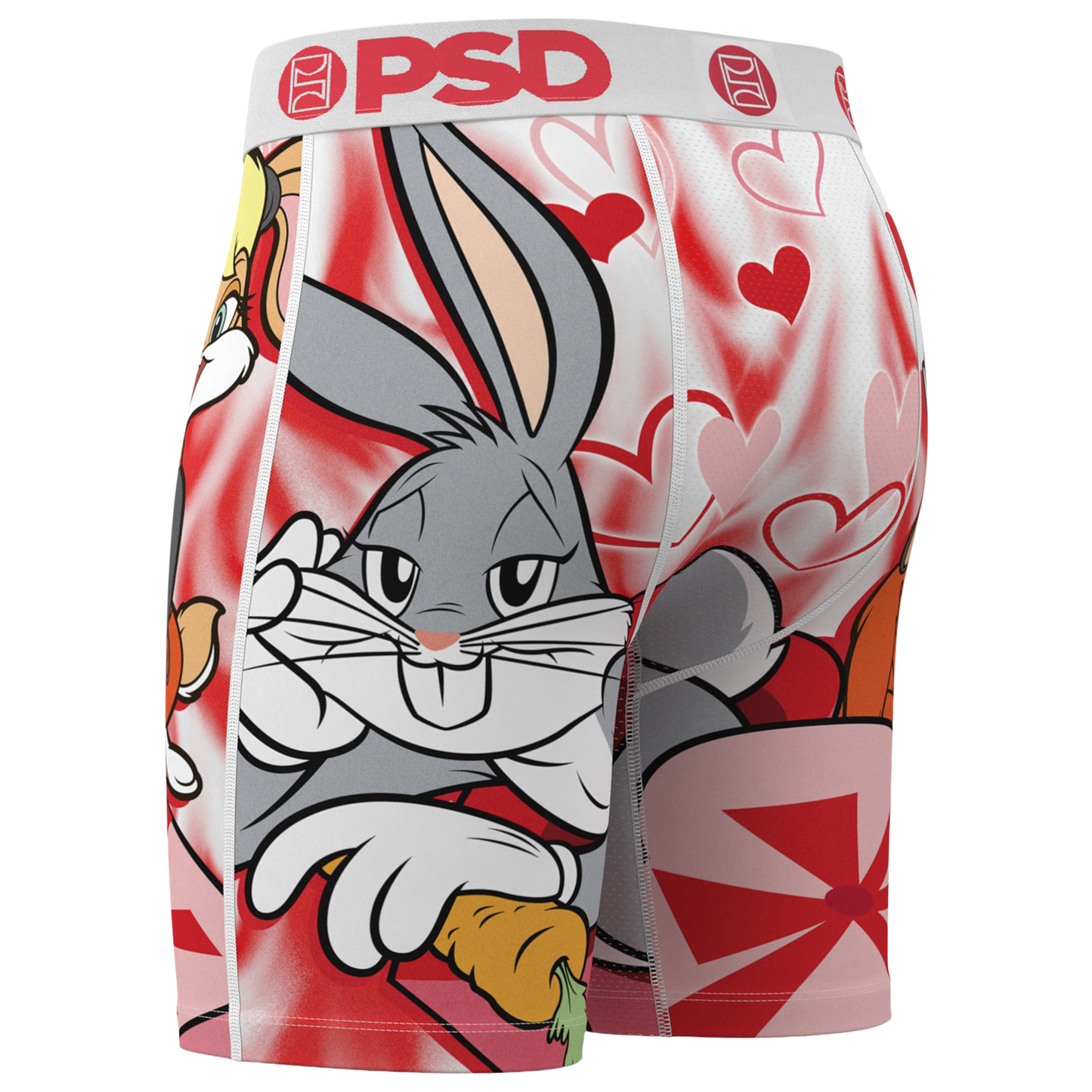 PSD Graphic Briefs - Men's - Red/White