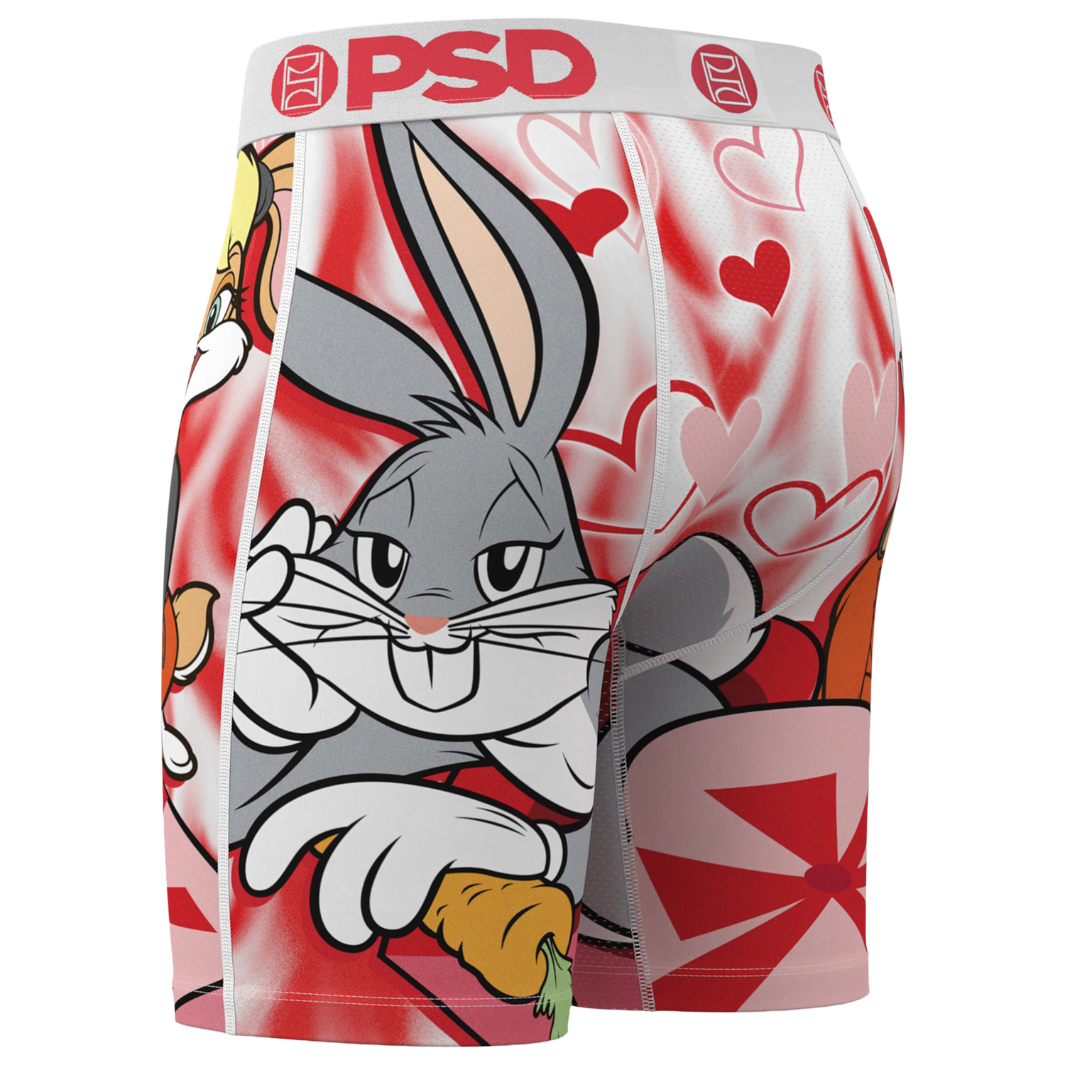 PSD Graphic Briefs - Men's - Red/White
