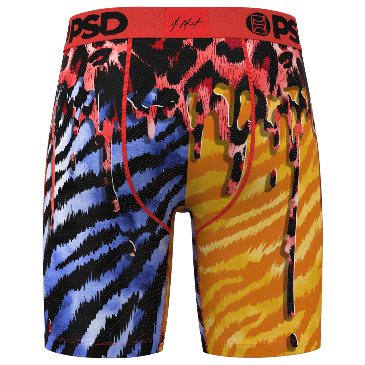 PSD Graphic Briefs - Men's - Blue/Orange