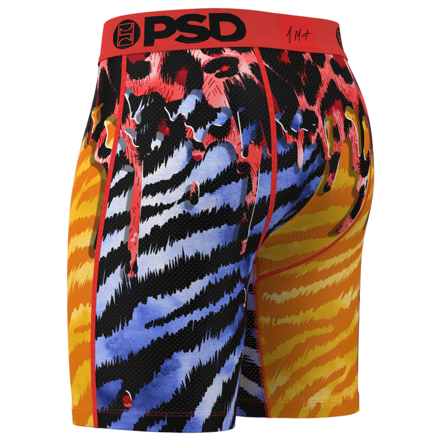 PSD Graphic Briefs - Men's - Blue/Orange