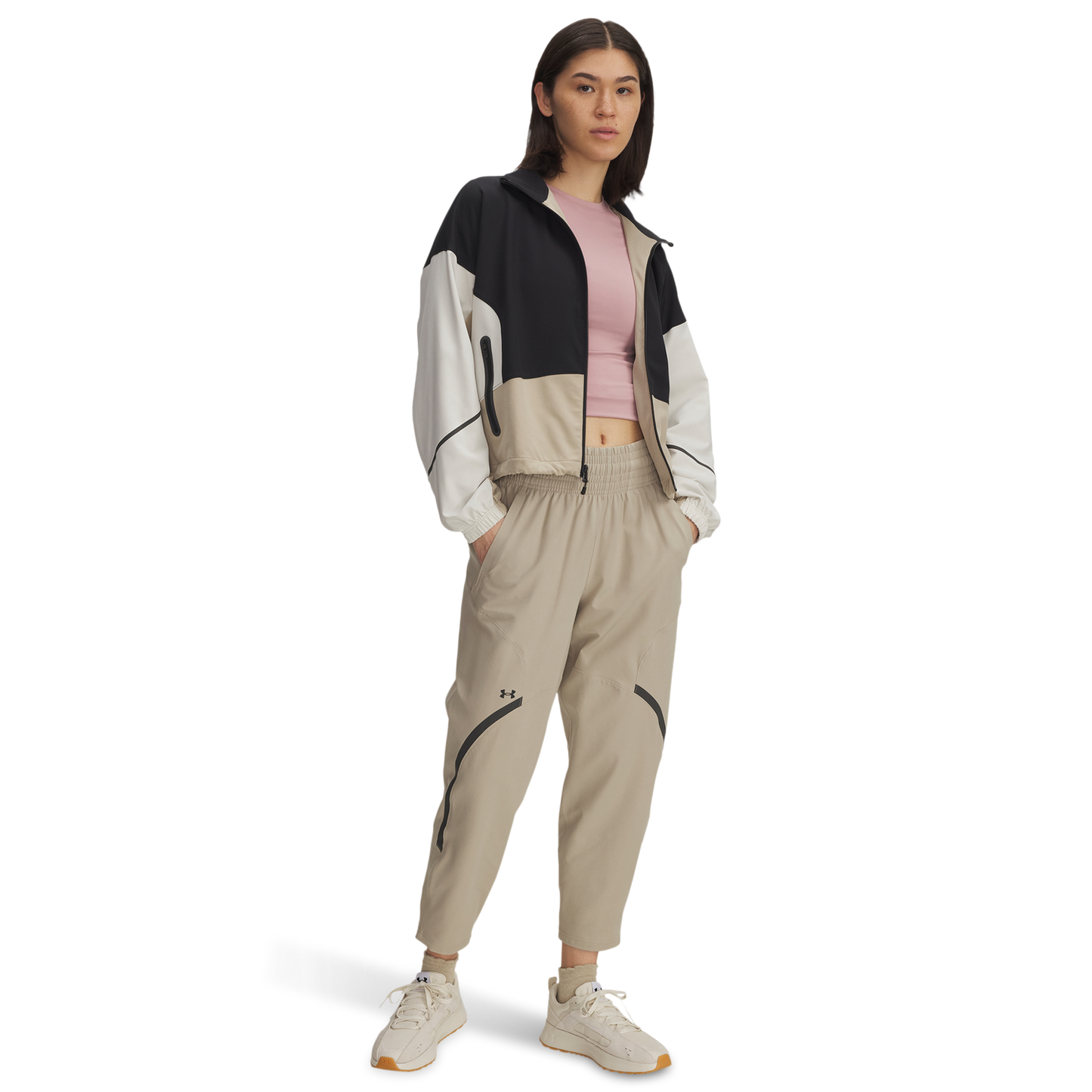 Under Armour Unstoppable Ankle Pants - Women's - City Khaki/Black