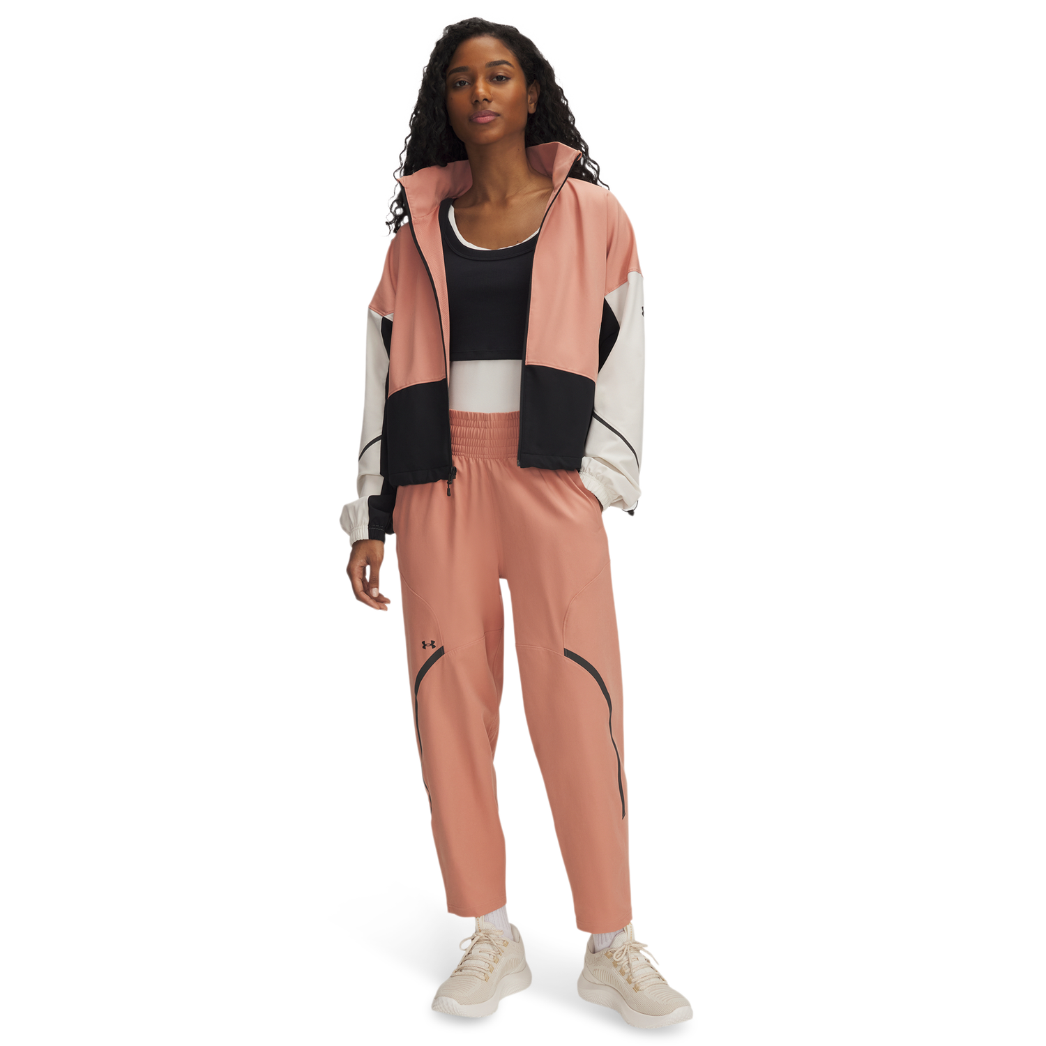 Under Armour Unstoppable Ankle Pants - Women's - Canyon Pink/Black