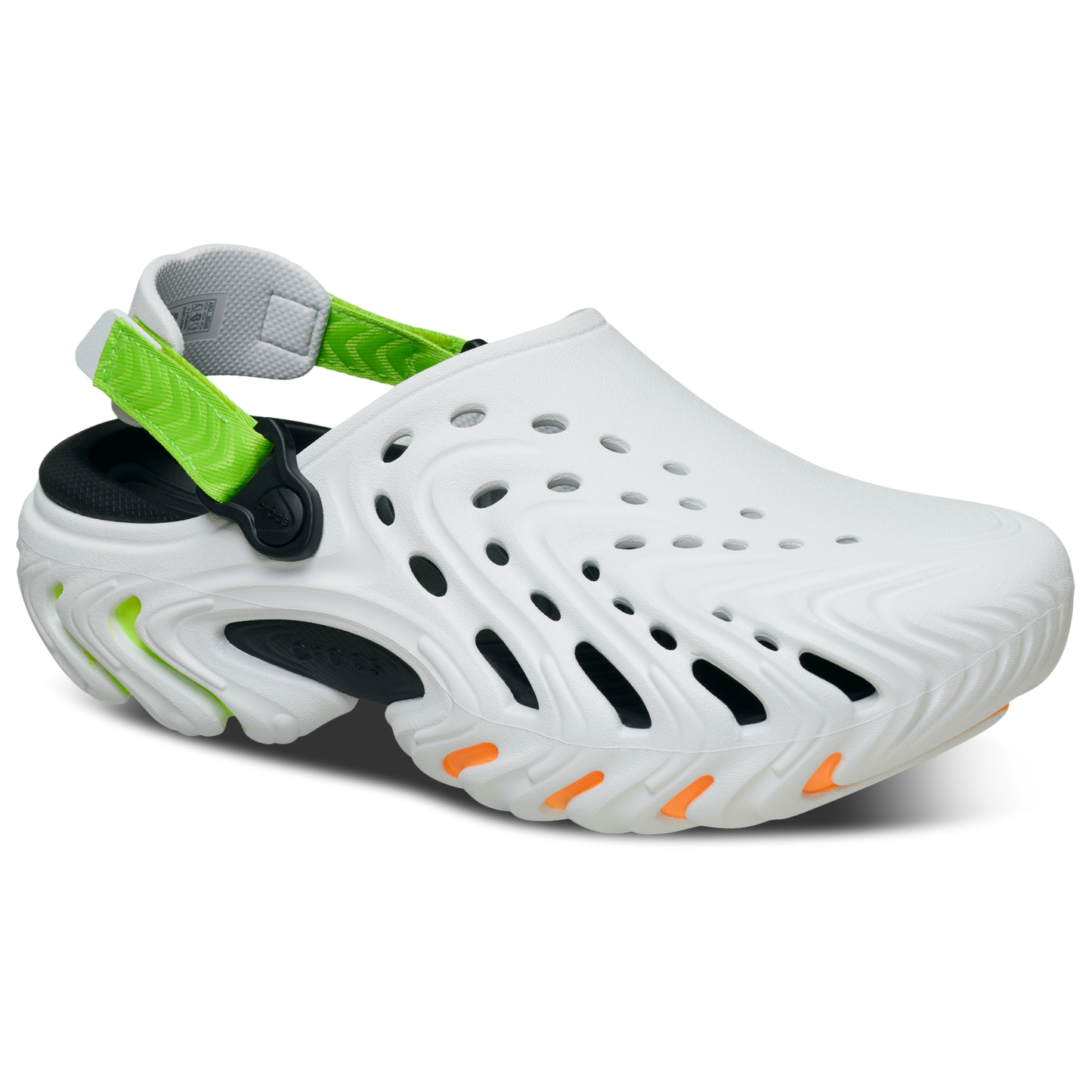 Crocs Echo II Clogs - Men's - Gray/Orange/Green