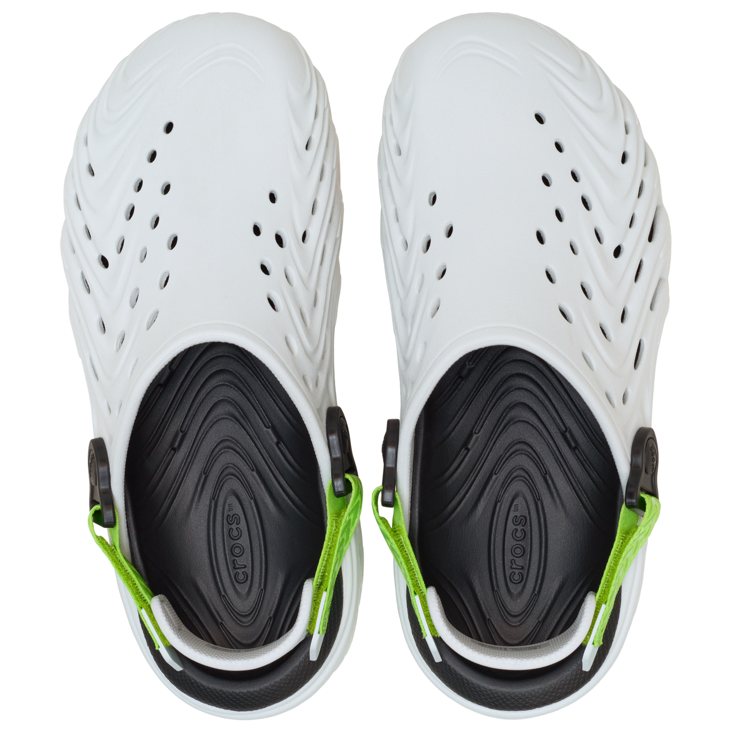 Crocs Echo II Clogs - Men's - Gray/Orange/Green