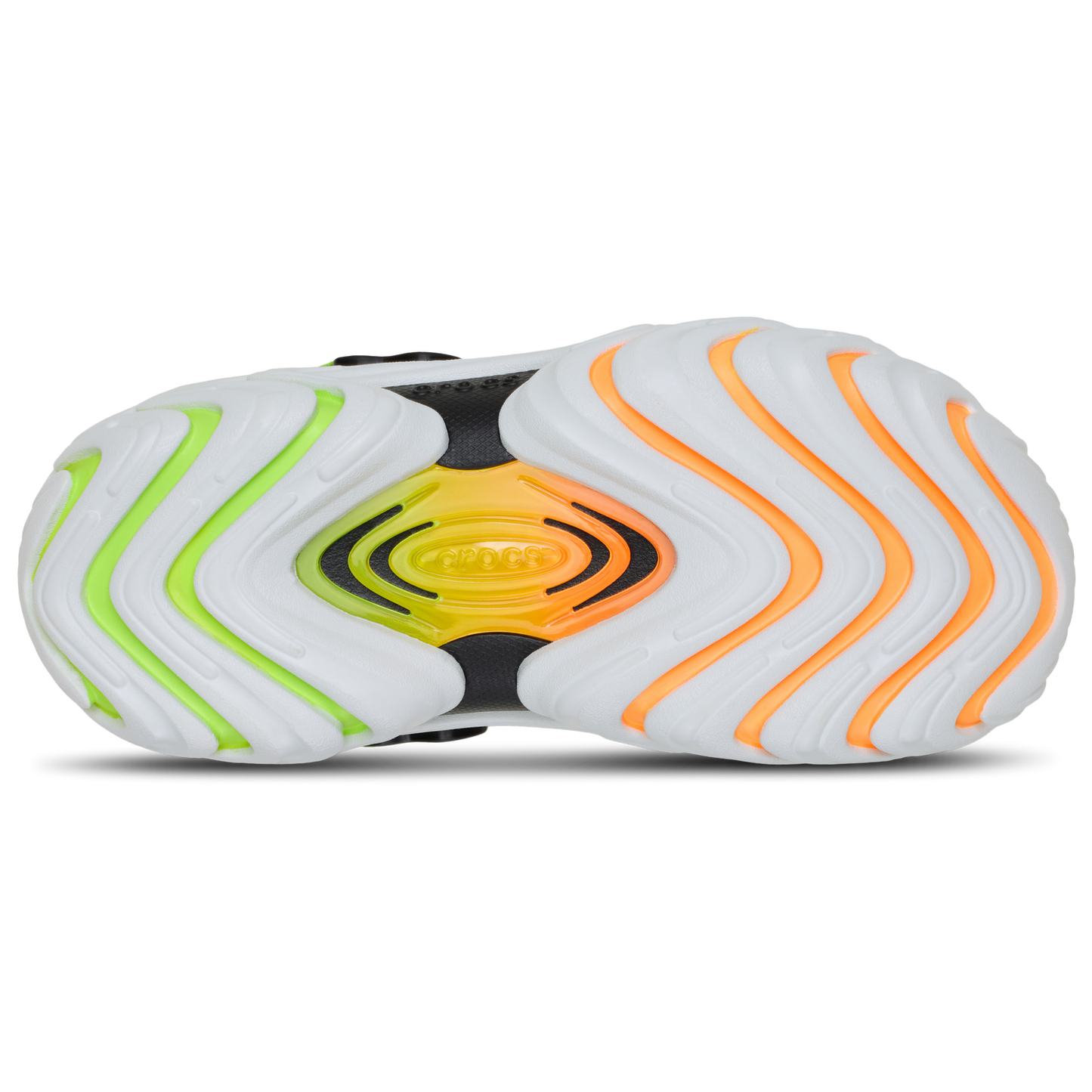 Crocs Echo II Clogs - Men's - Gray/Orange/Green
