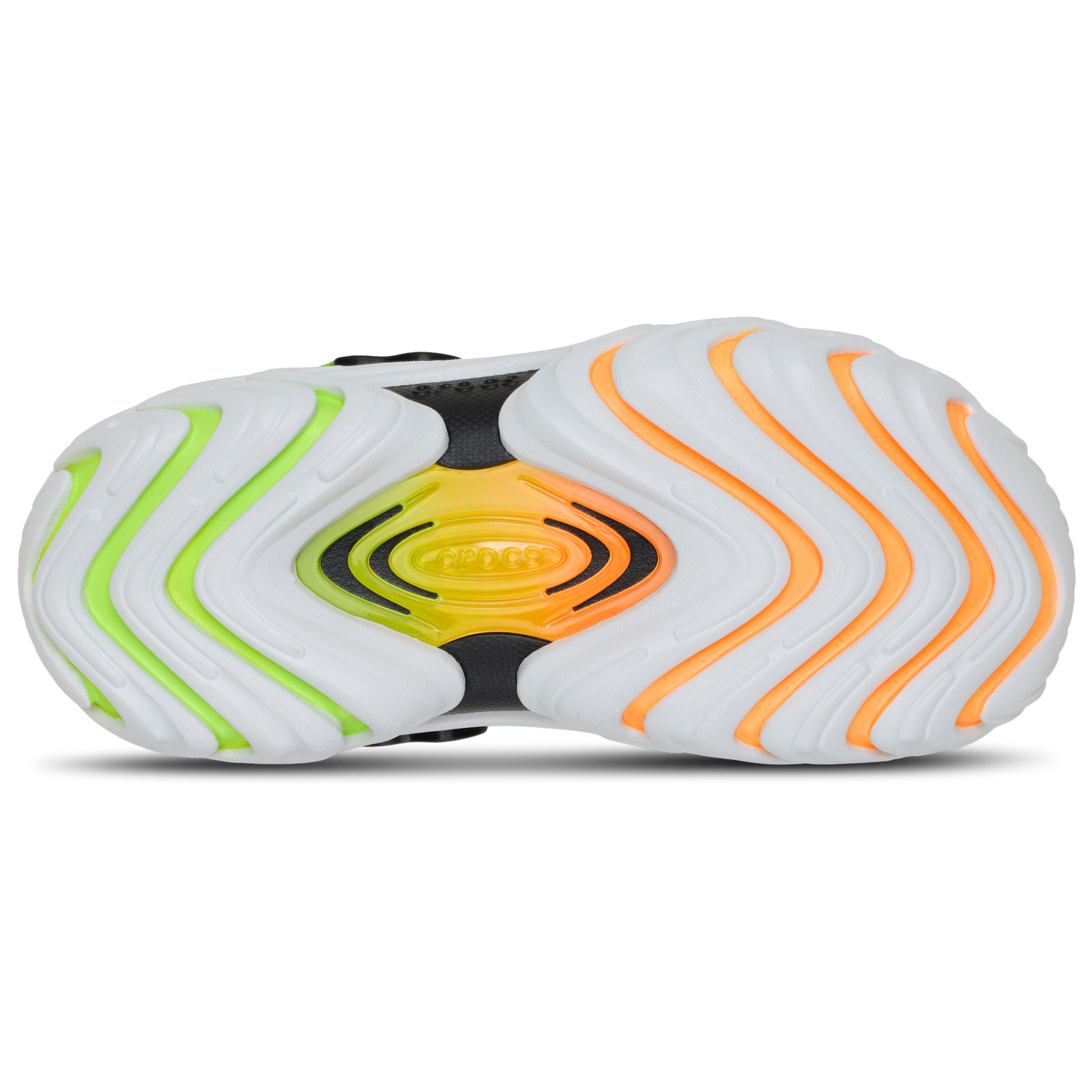 Crocs Echo II Clogs - Men's - Gray/Orange/Green