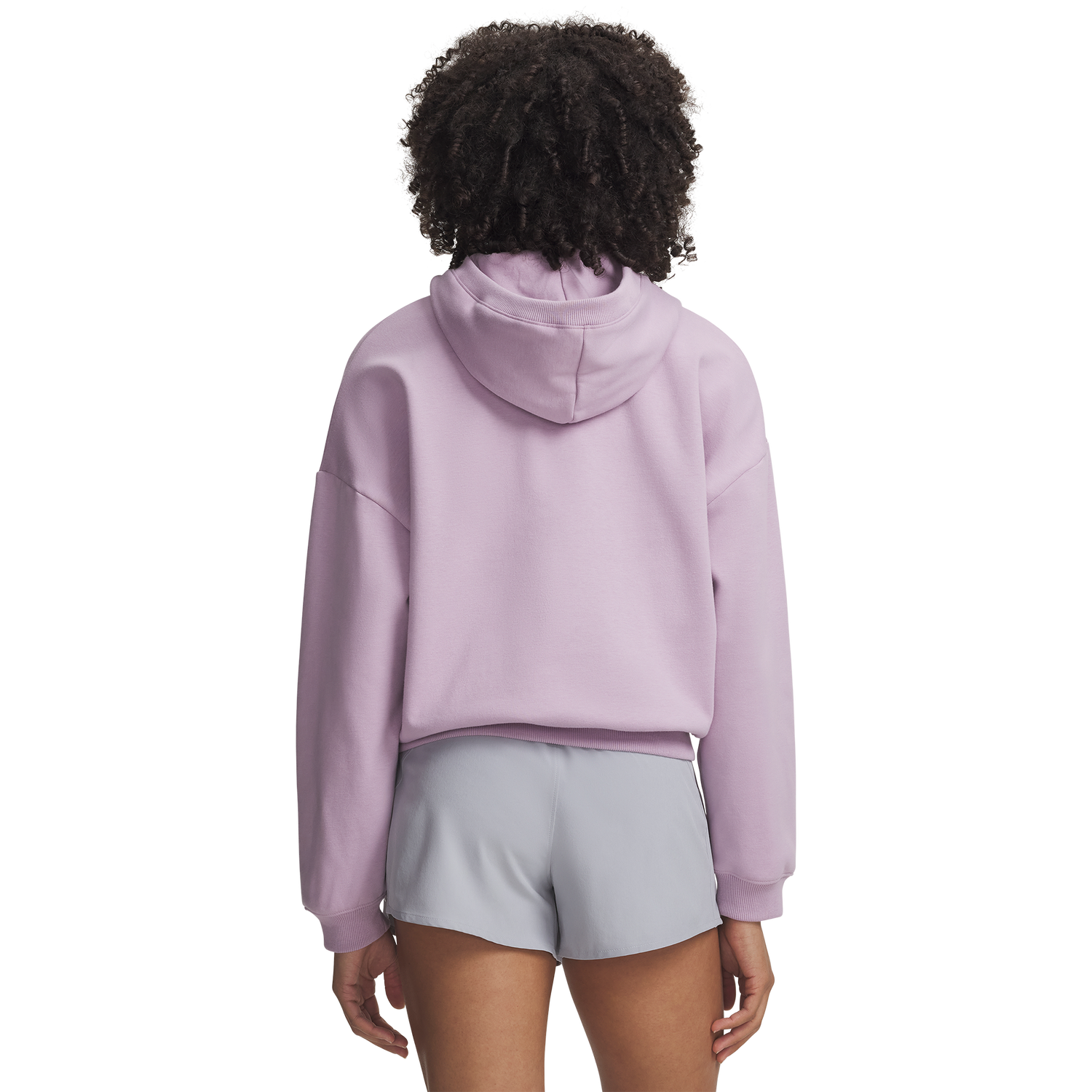 Under Armour Icon Fleece Half Zip Hoodie - Women's - Pink/White