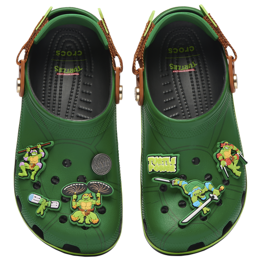 Crocs TMNT Classic Clogs - Men's - Black/Green/Brown