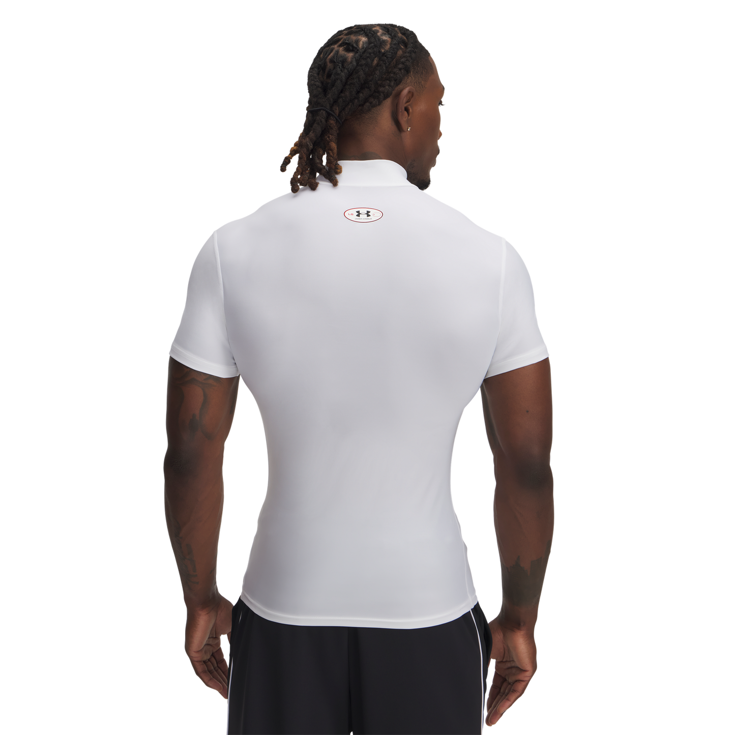 Under Armour Heatgear Og Compression Mock - Men's - Black/White