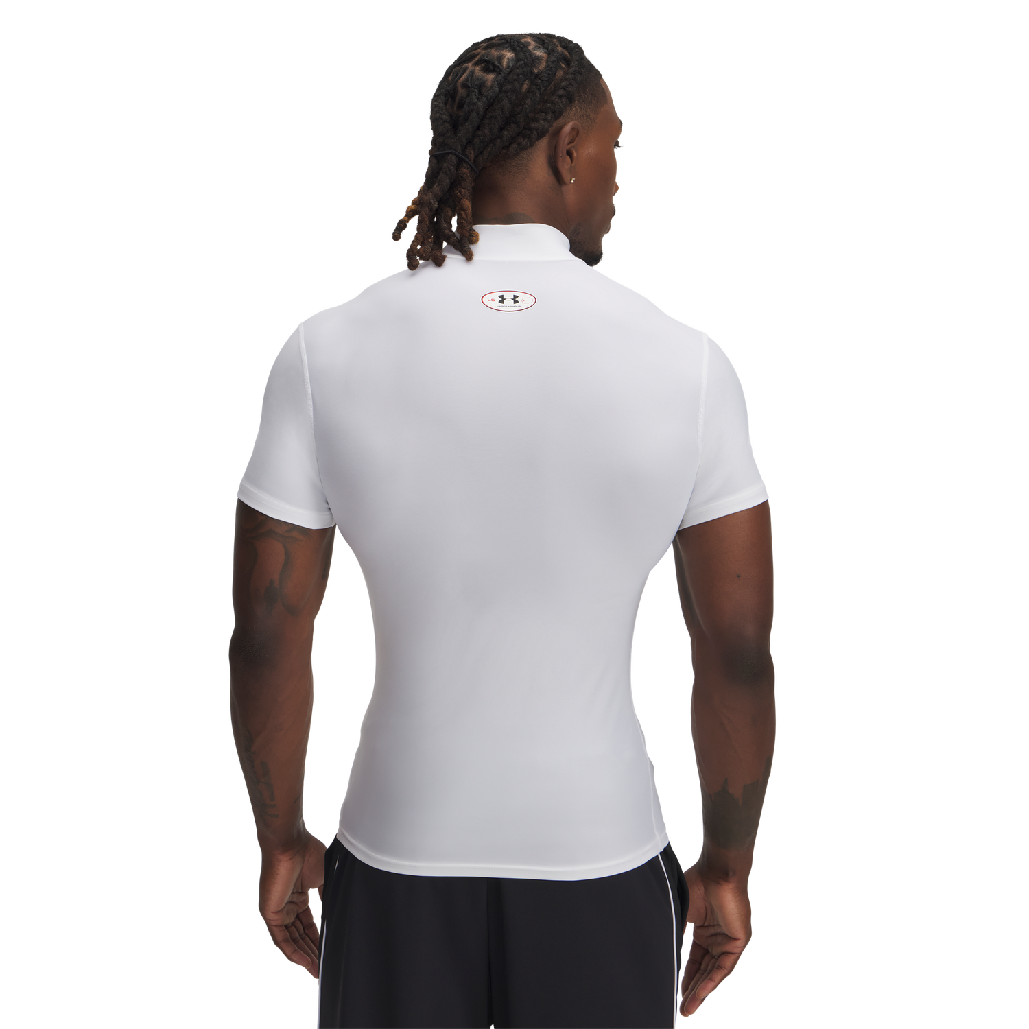 Under Armour Heatgear Og Compression Mock - Men's - Black/White