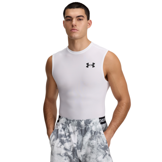 Under Armour Heatgear Og Compression SL - Men's - White/Black