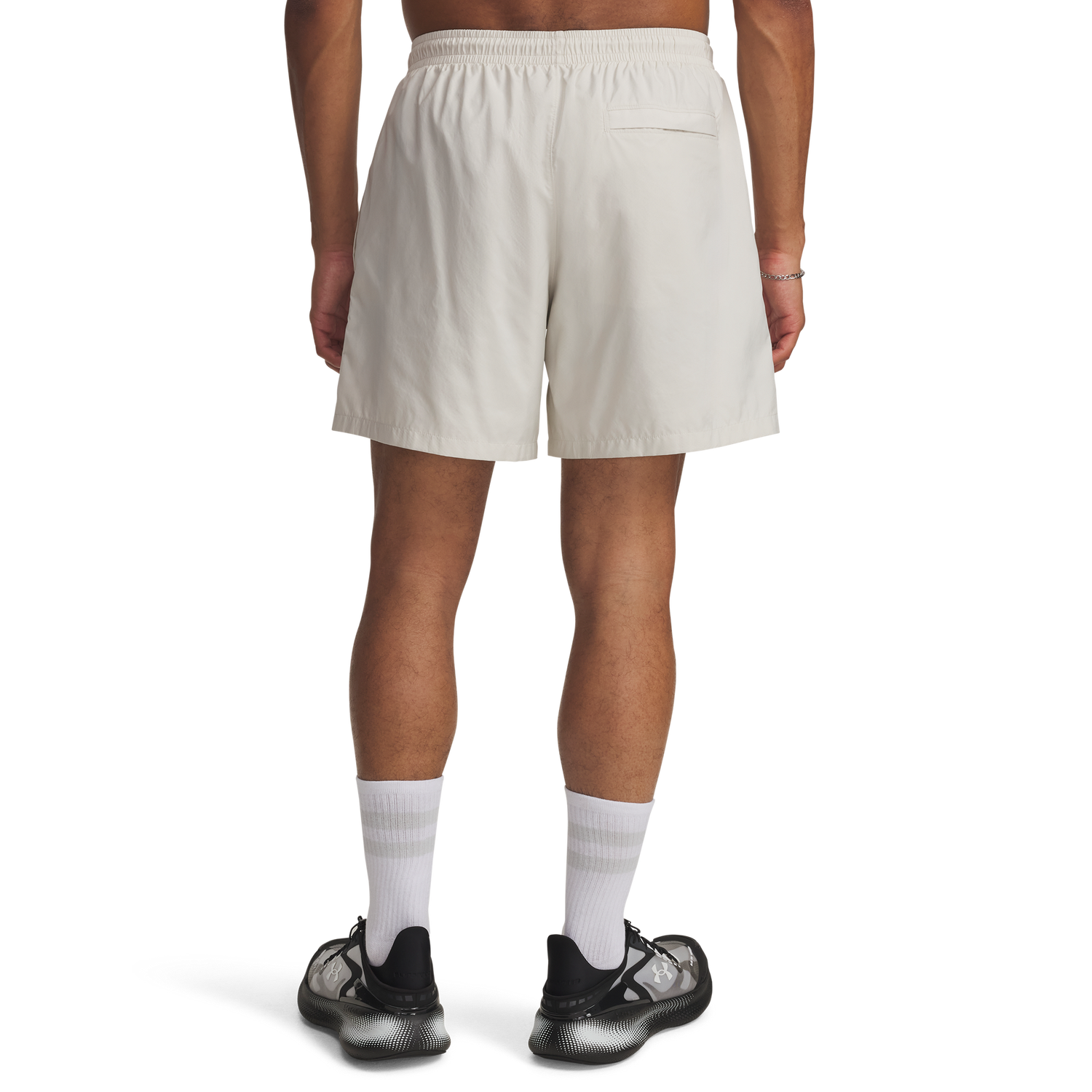 Under Armour Woven Volley Shorts - Men's - Summit White/Black