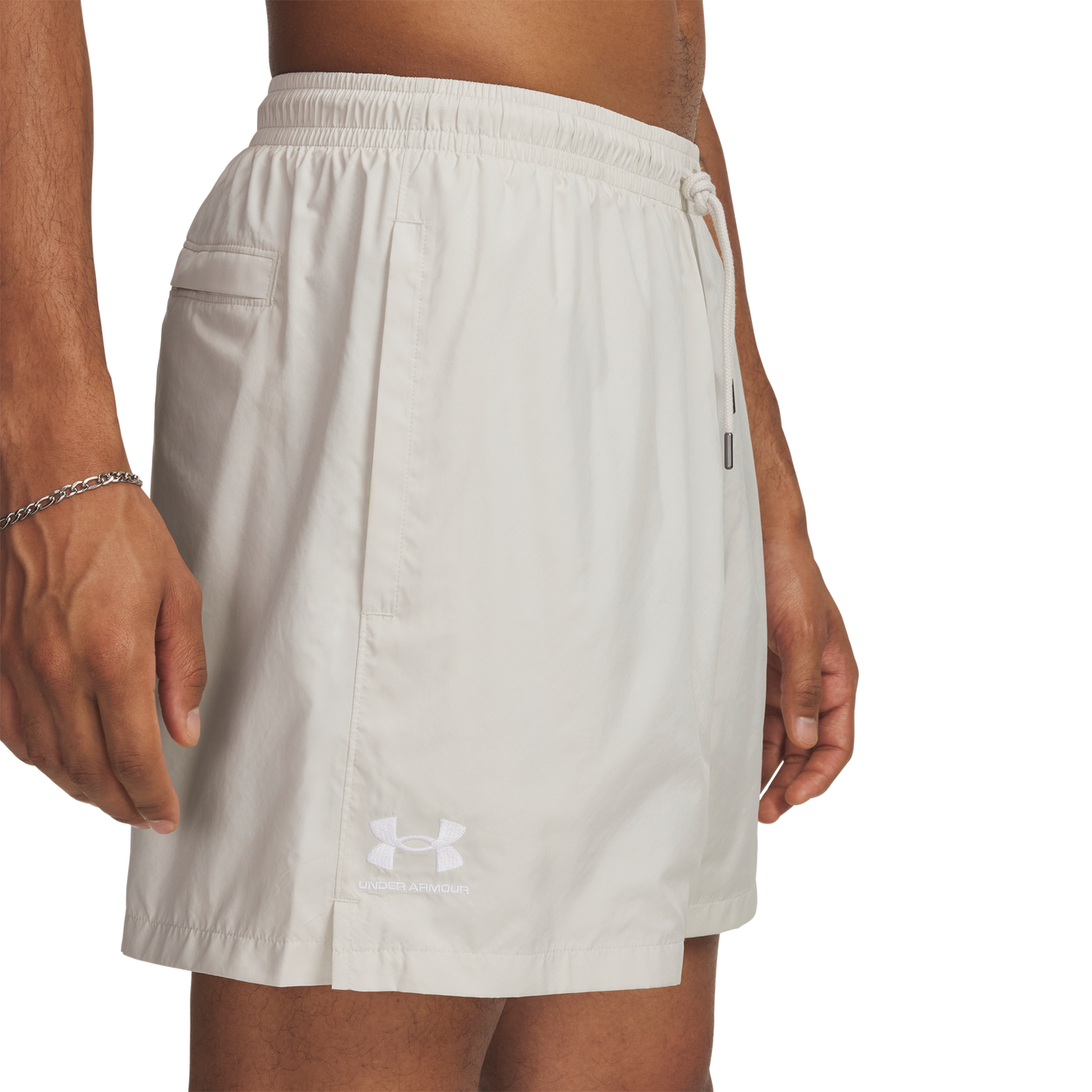 Under Armour Woven Volley Shorts - Men's - Summit White/Black